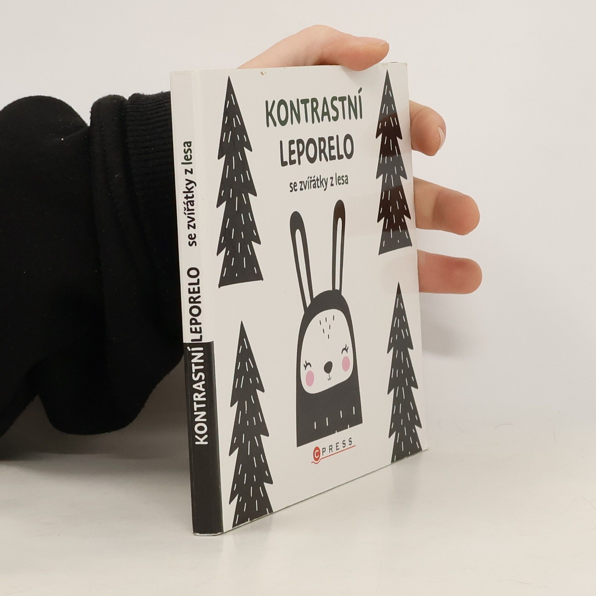Kolektív autorov Kontrastní leporelo se zvířátky z lesa
