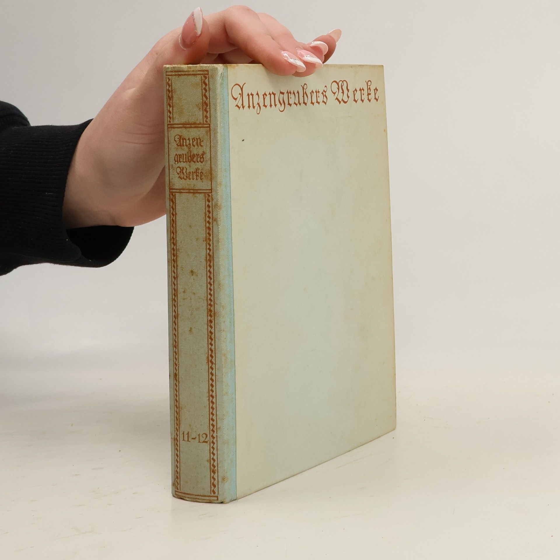 Anzengrubers Werke 1