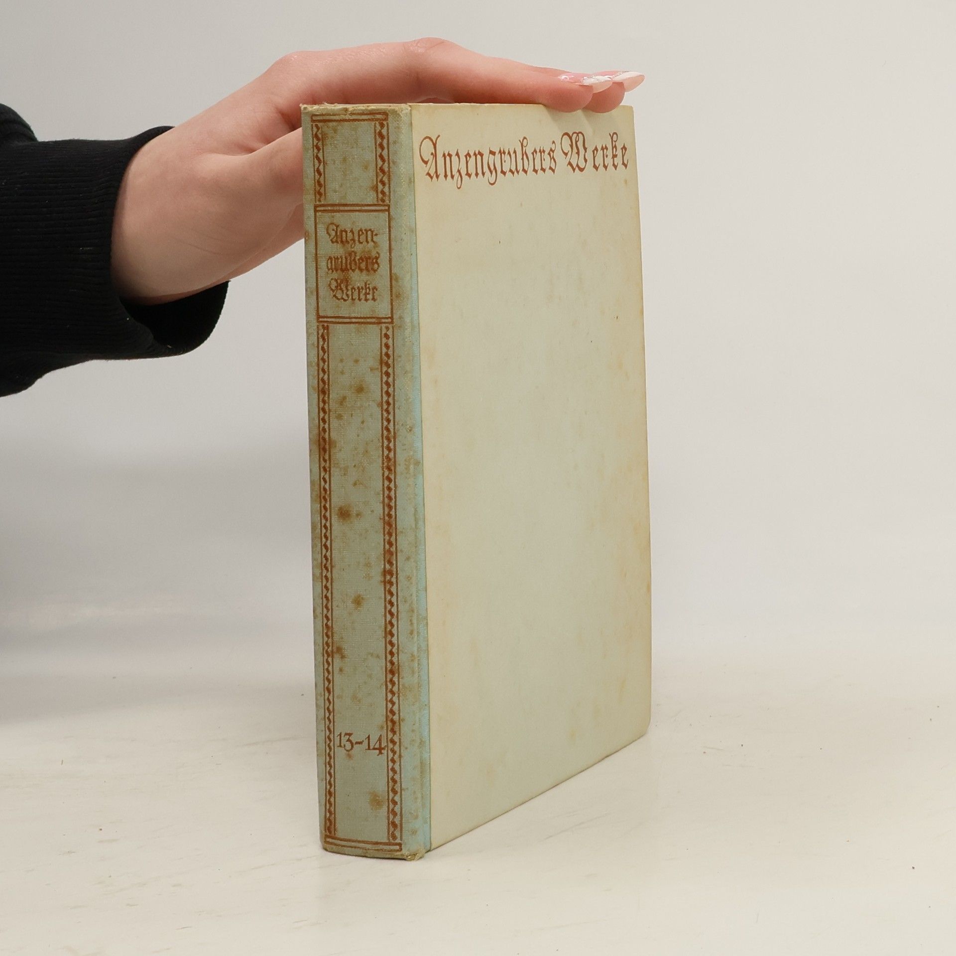 Ludwig Anzengruber Anzengrubers Werke XIII.