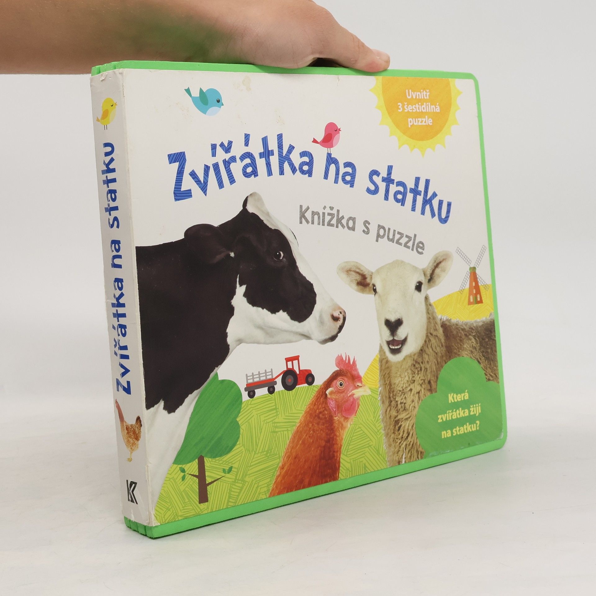 Auteurscollectief Zvířátka na statku – knížka s puzzle