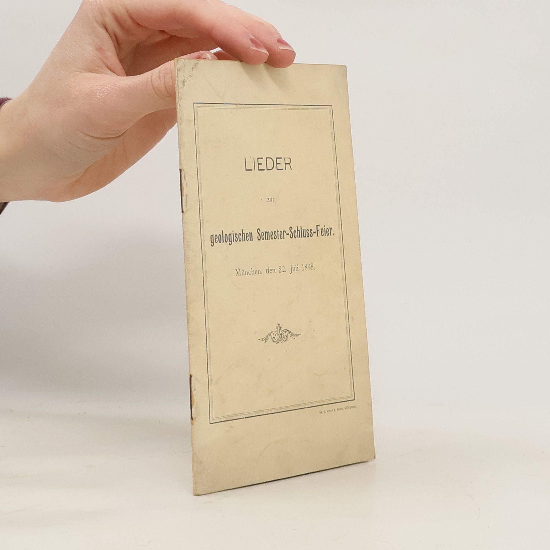 Autorenkollektiv Lieder zur geologischen Semester-Schluss-Feier