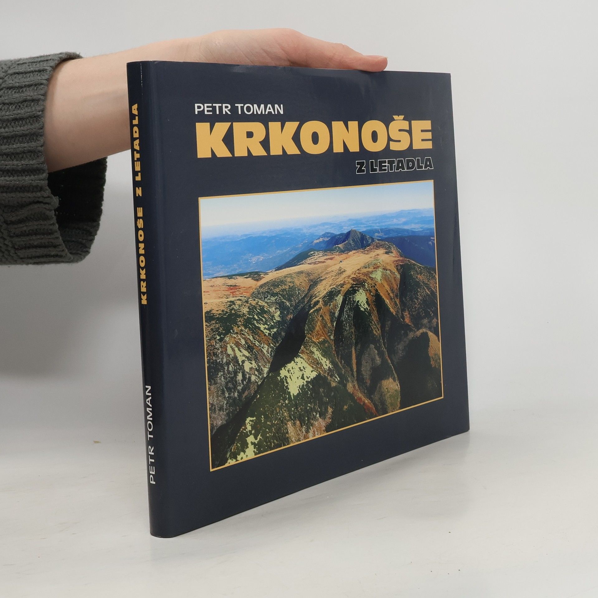 Petr Toman Krkonoše z letadla
