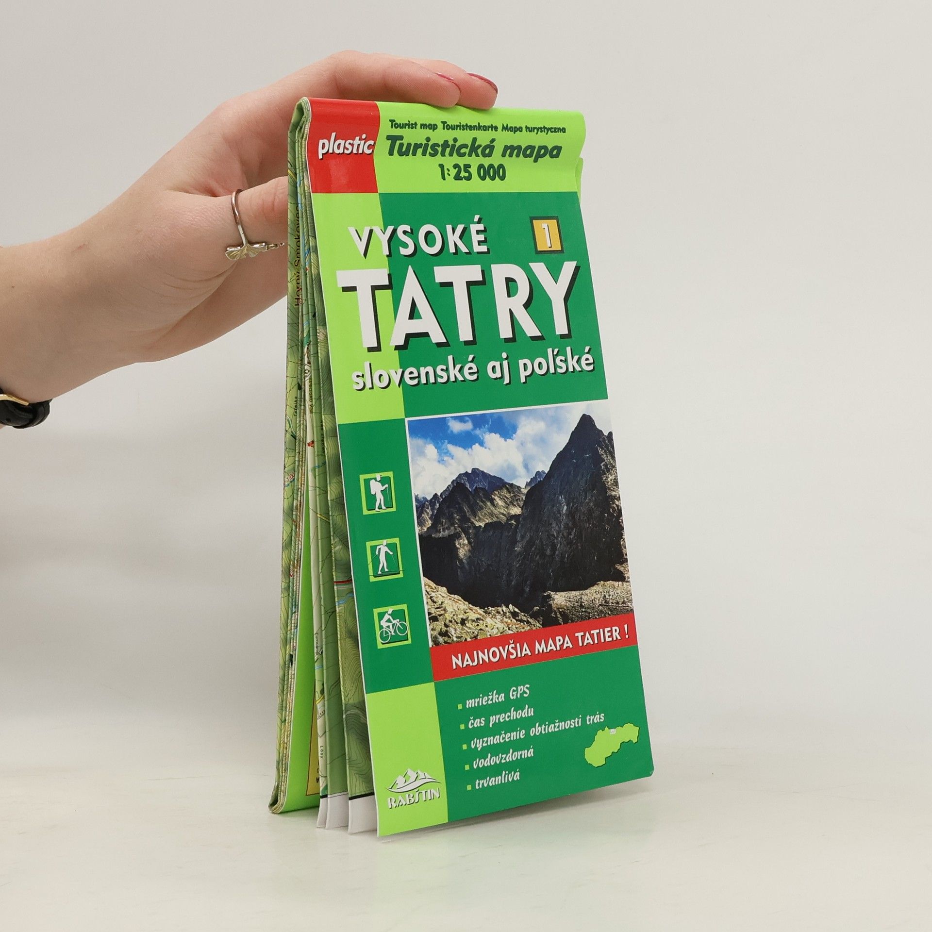 Kolektív autorov Vysoké Tatry 1:25 000