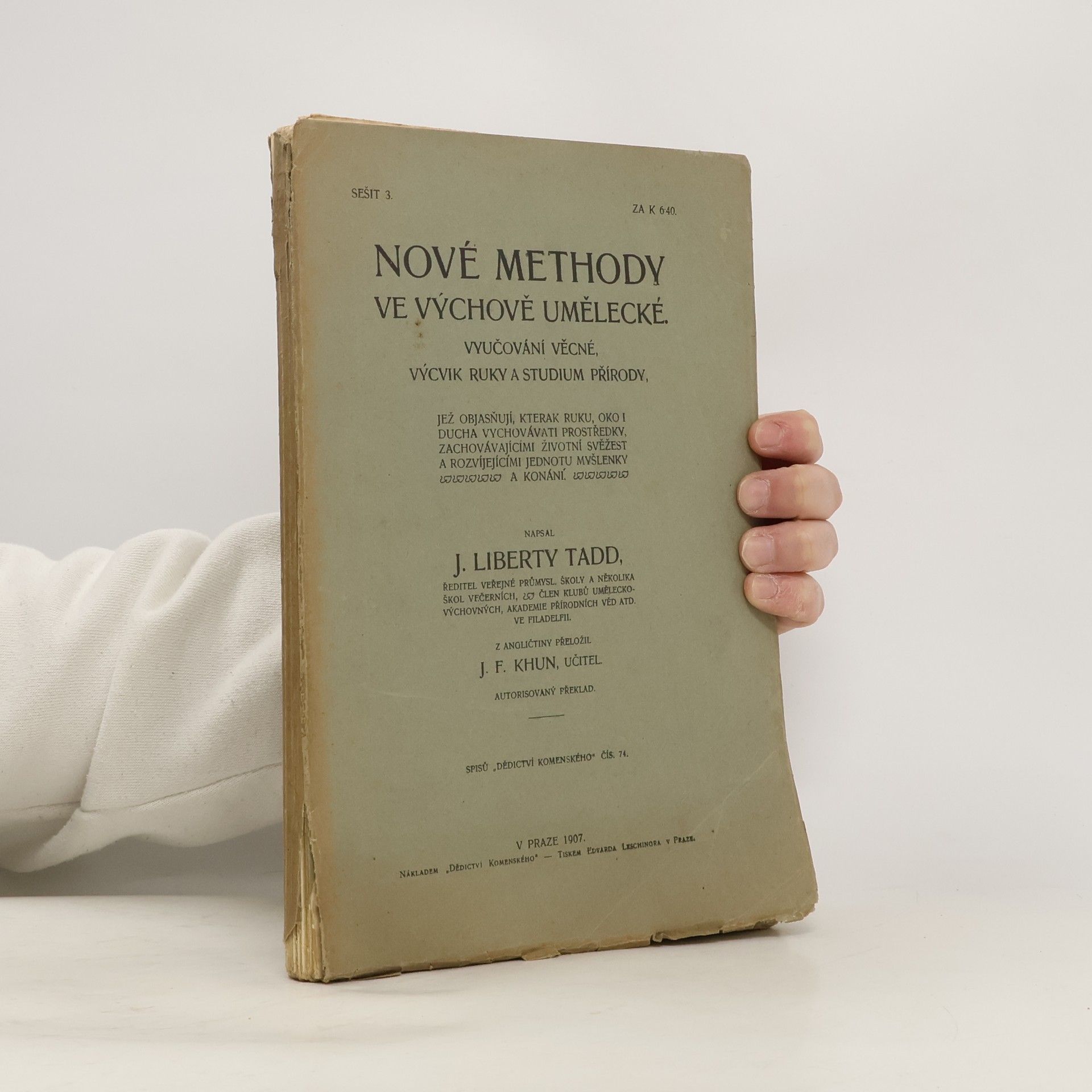 James Liberty Tadd Nové methody ve výchově umělecké