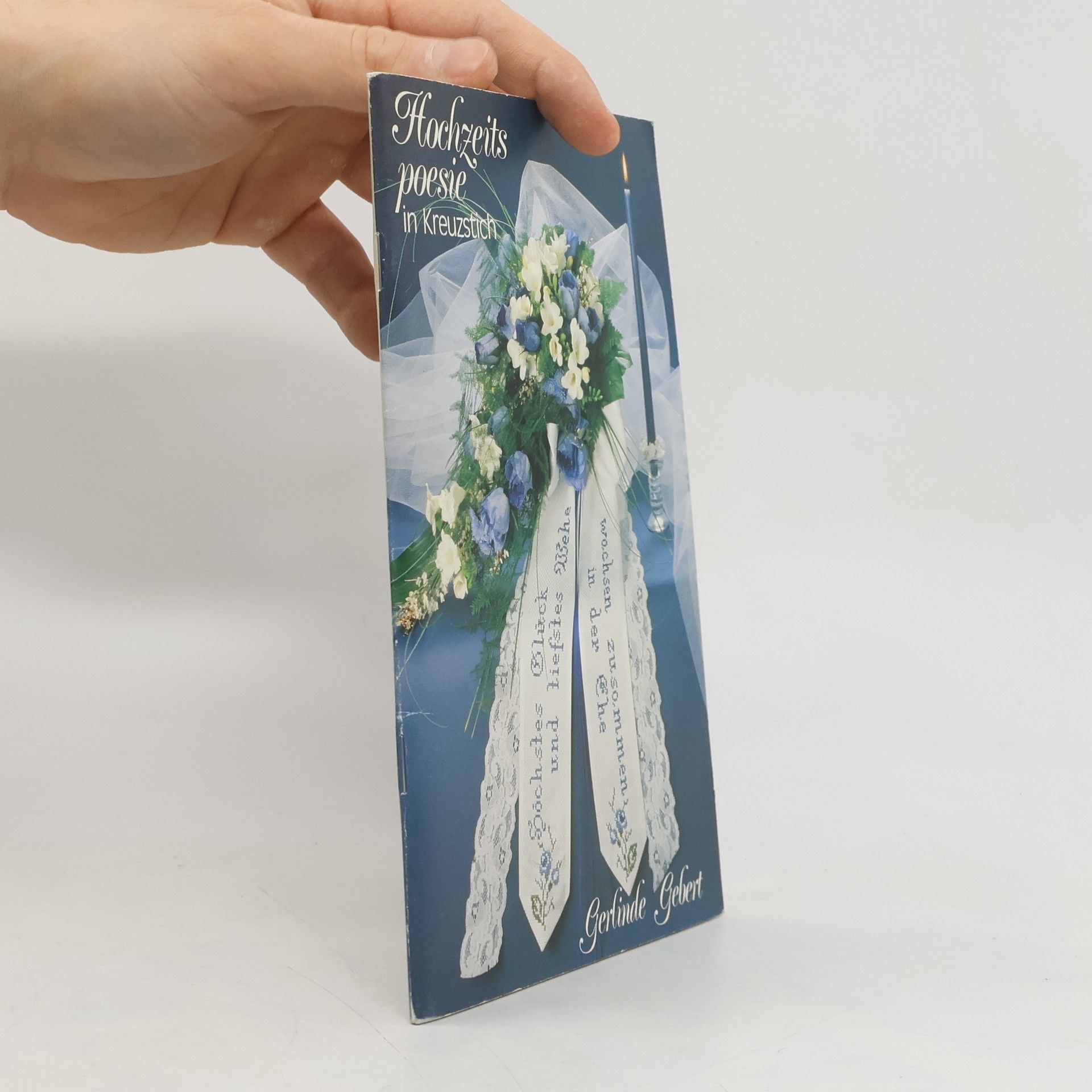 Gerlinde Gebert Hochzeits poesie in Kreuzstich