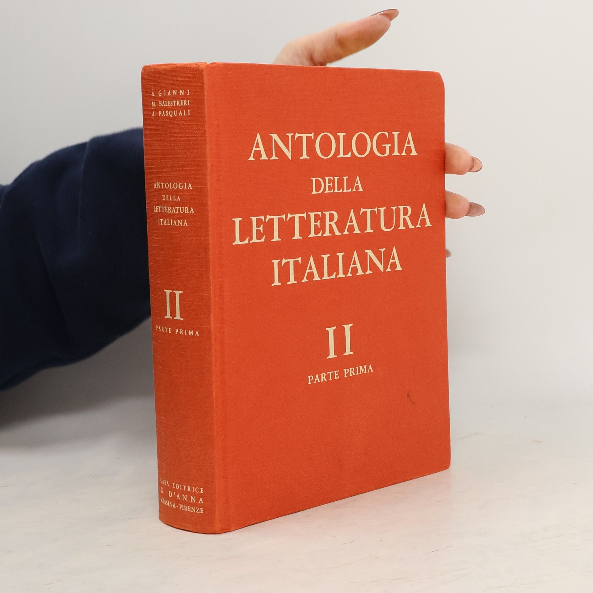 Angelo Pasquali Antologia della letteratura italiana II.