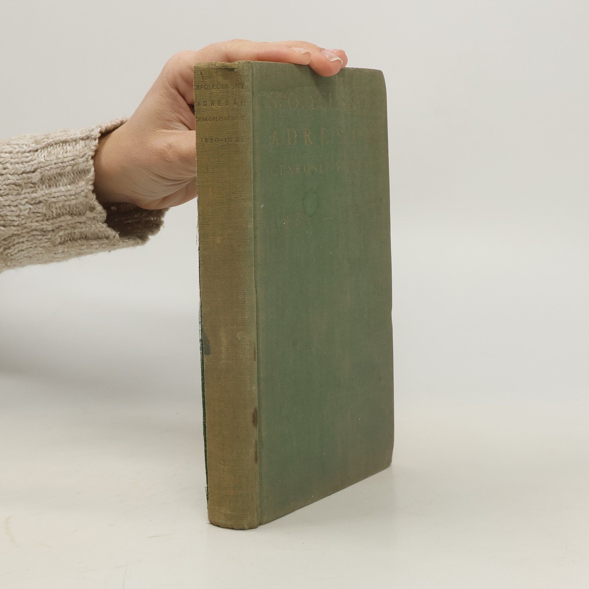 Kolektív autorov Společenský adresář československý. Ročník 1930-1931