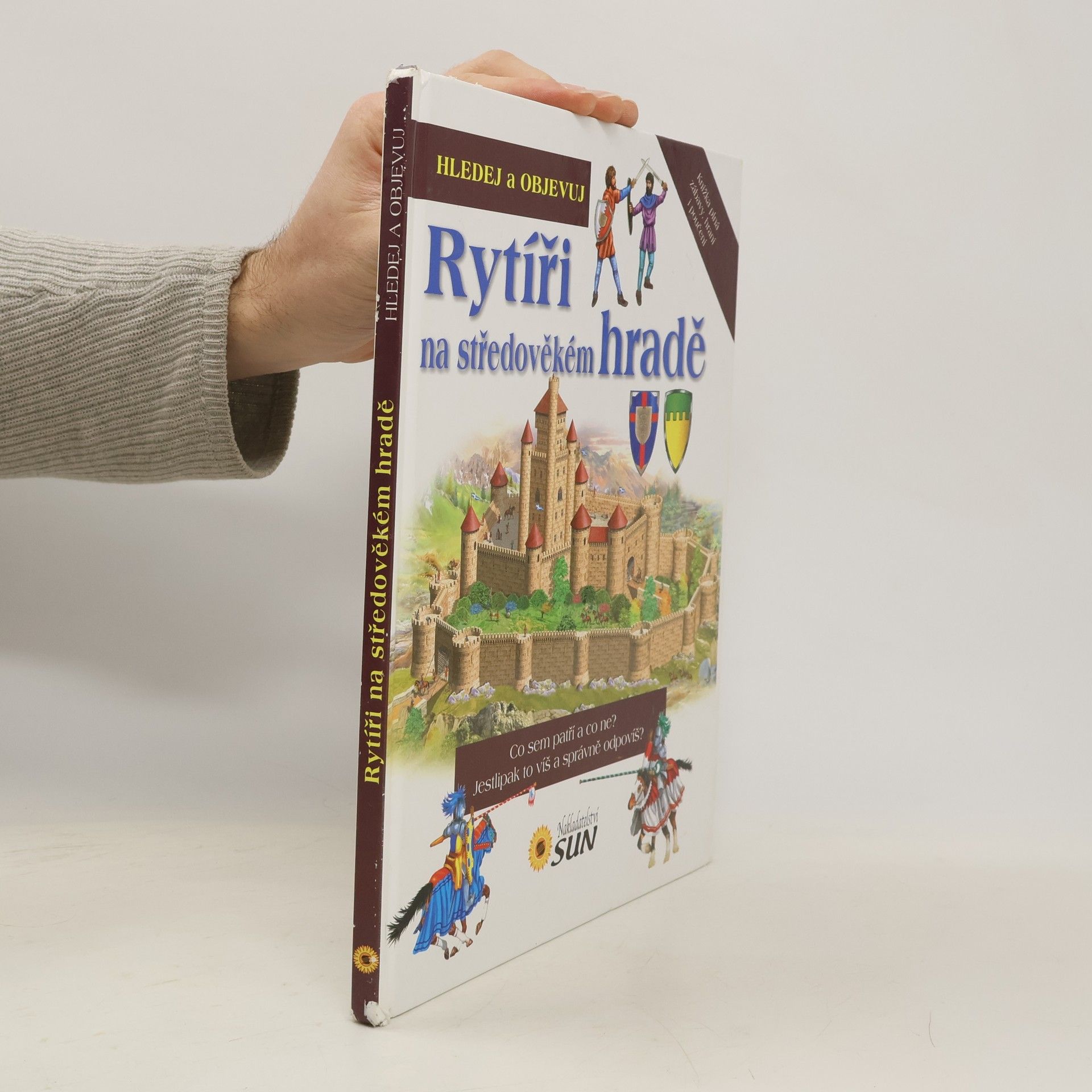 Rytíři na středověkém hradě