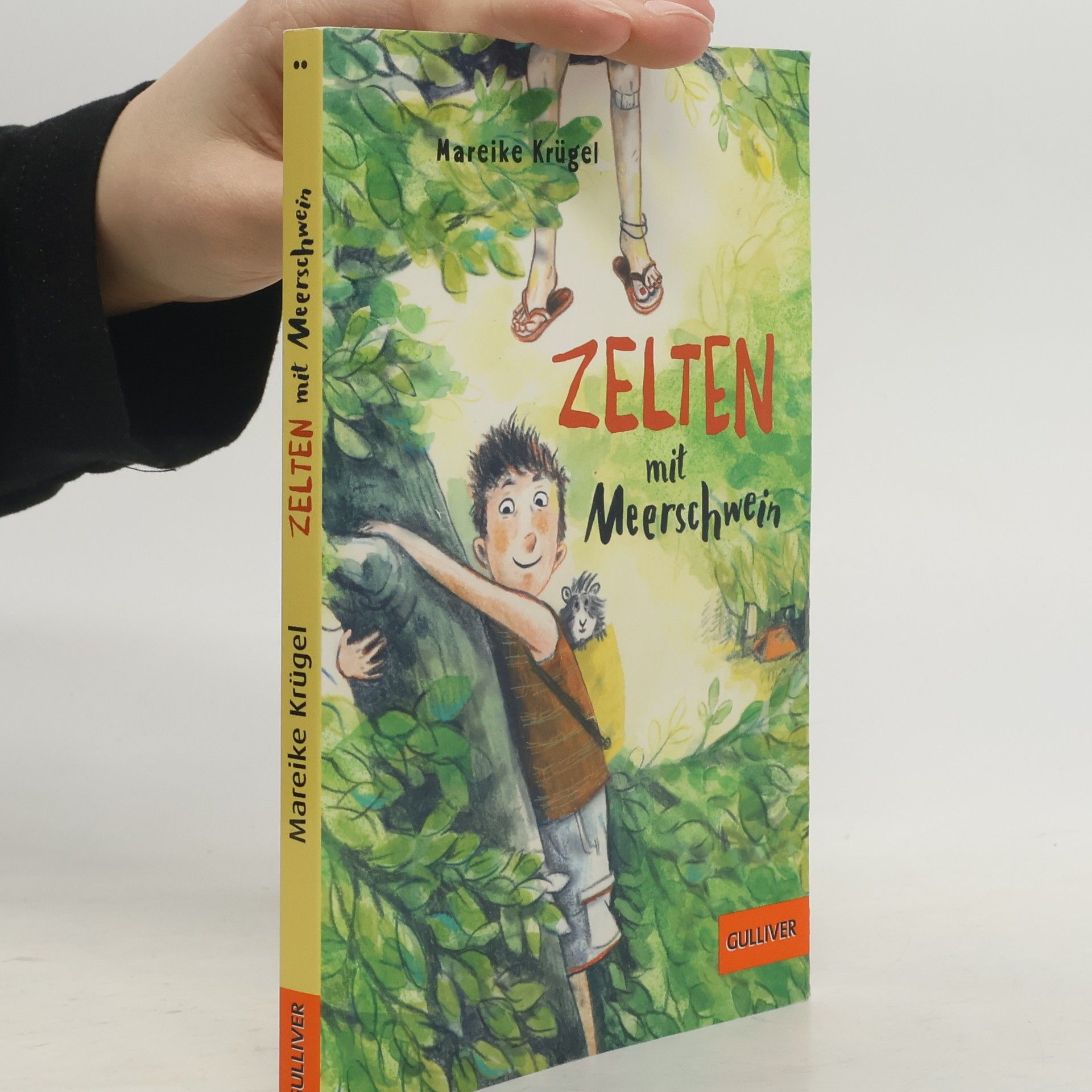 Zelten mit Meerschwein