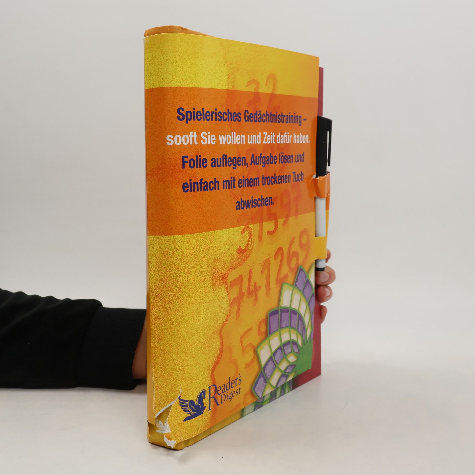 Collectif d'auteurs Spielerisches Gedächtnistraining - sooft Sie wollen und Zeit dafür haben. Folie auflegen, Aufgabe lösen und einfach mit einem trockenen Tuch abwischen.