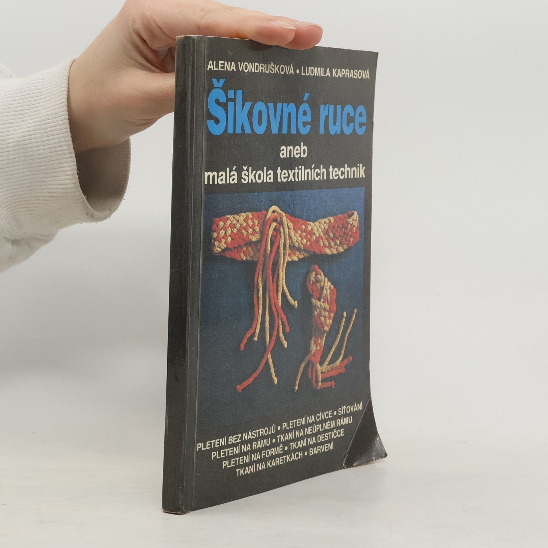 Alena Vondrušková Šikovné ruce aneb Malá škola textilních technik