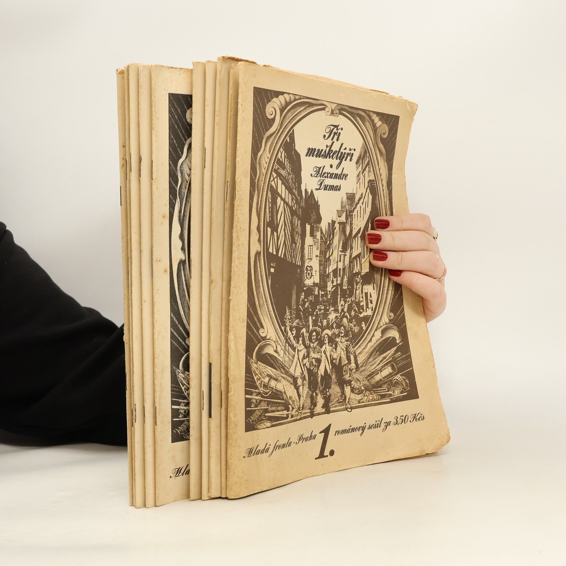Alexandre Dumas Tři mušketýři. Románový sešit 1-10