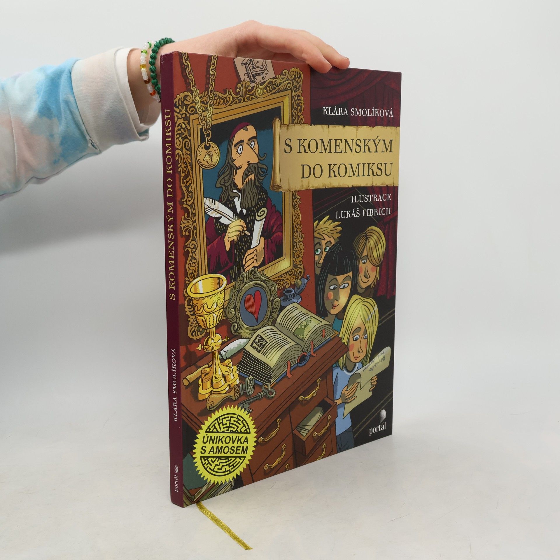 Klára Smolíková S Komenským do komiksu – Únikovka s Amosem