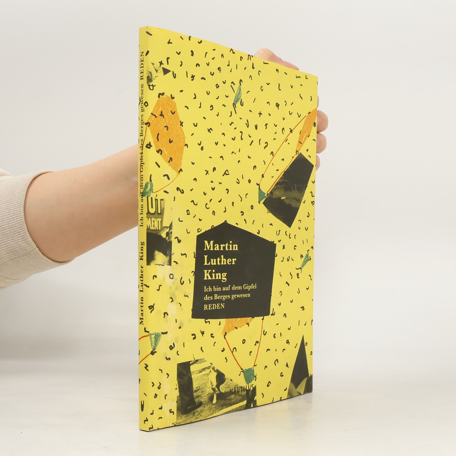 Martin Luther King Ich bin auf dem Gipfel des Berges gewesen