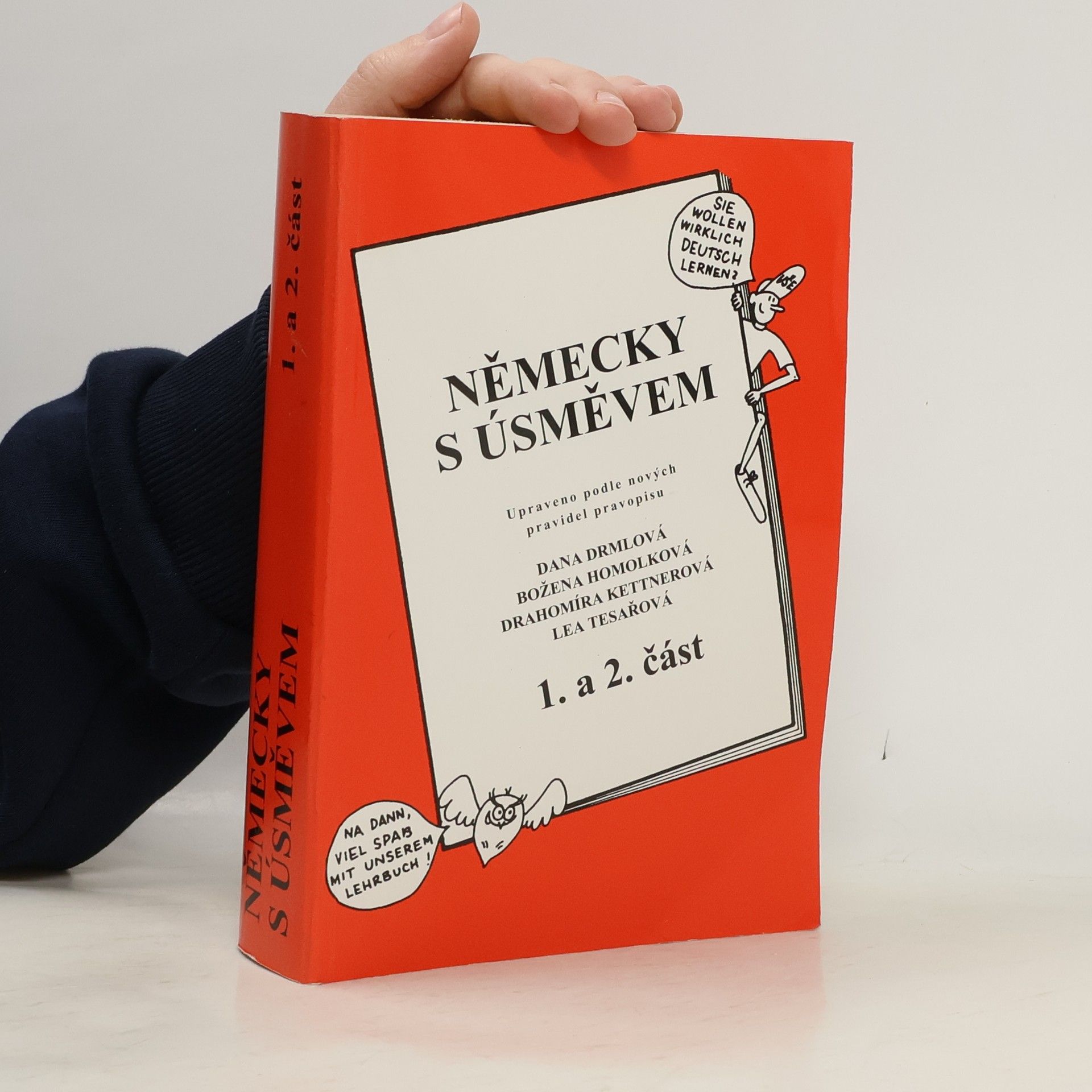 Německy s úsměvem : upraveno podle nových pravidel pravopisu. 1. a 2. část
