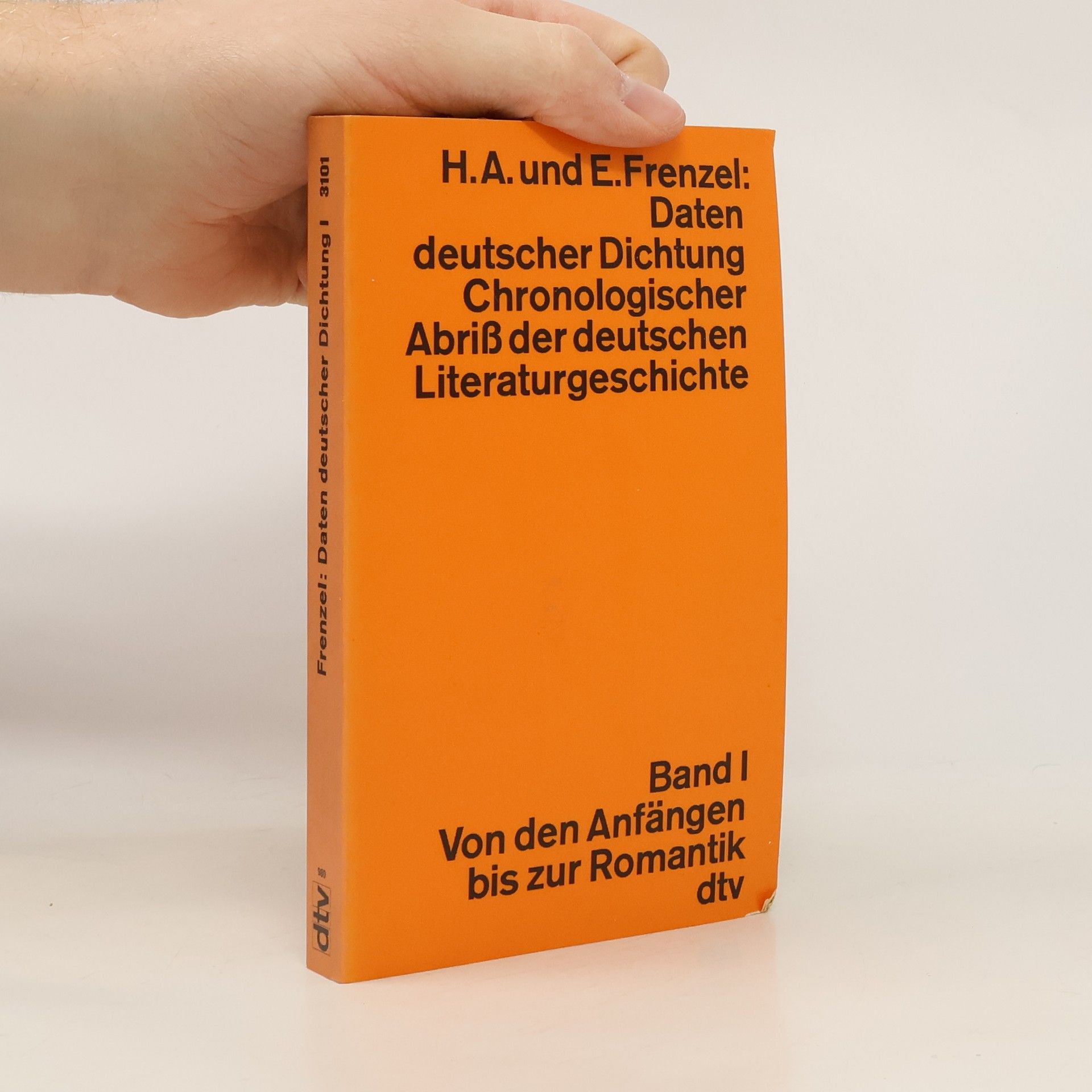 Daten deutscher Dichtung I.