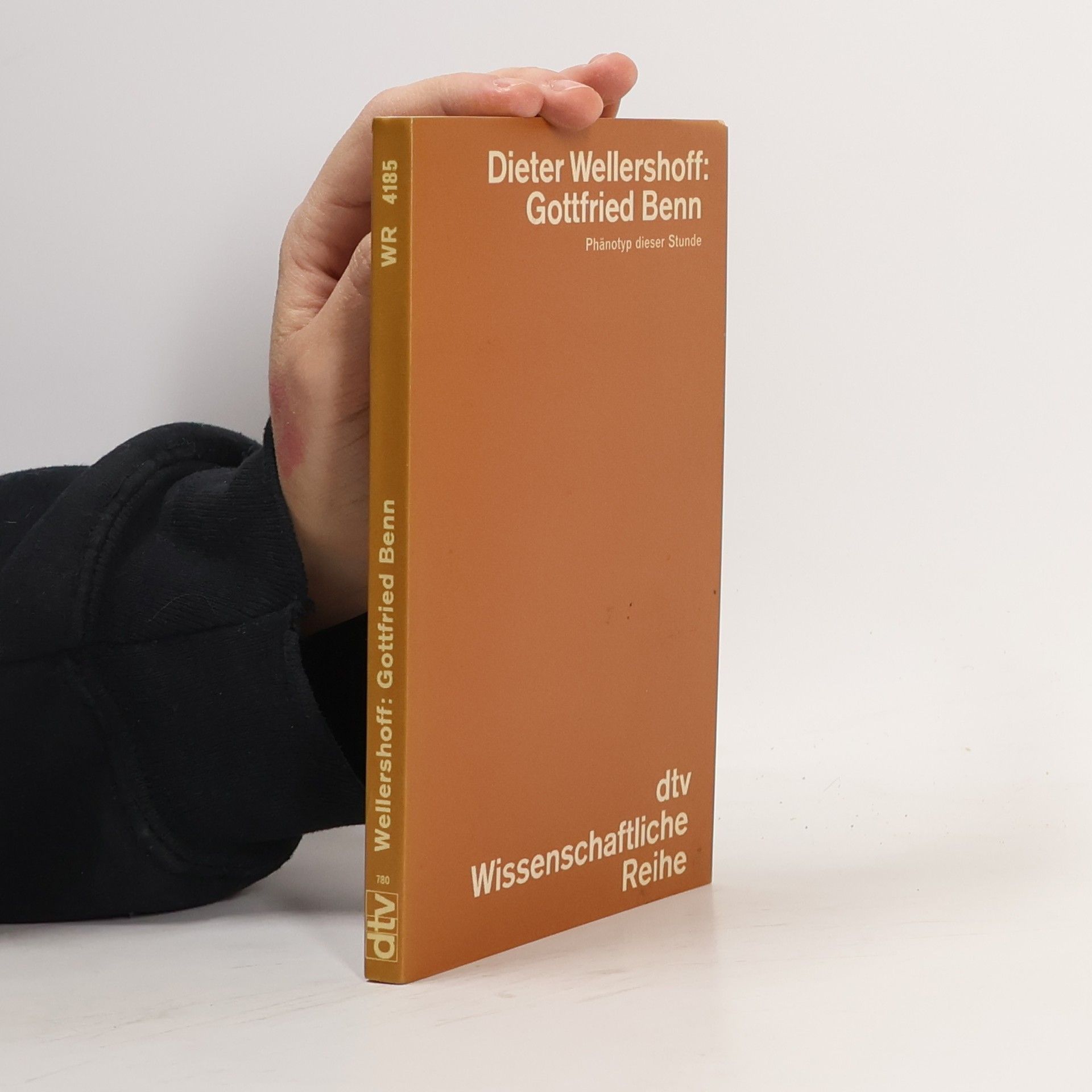 Dieter Wellershoff Gottfried Benn