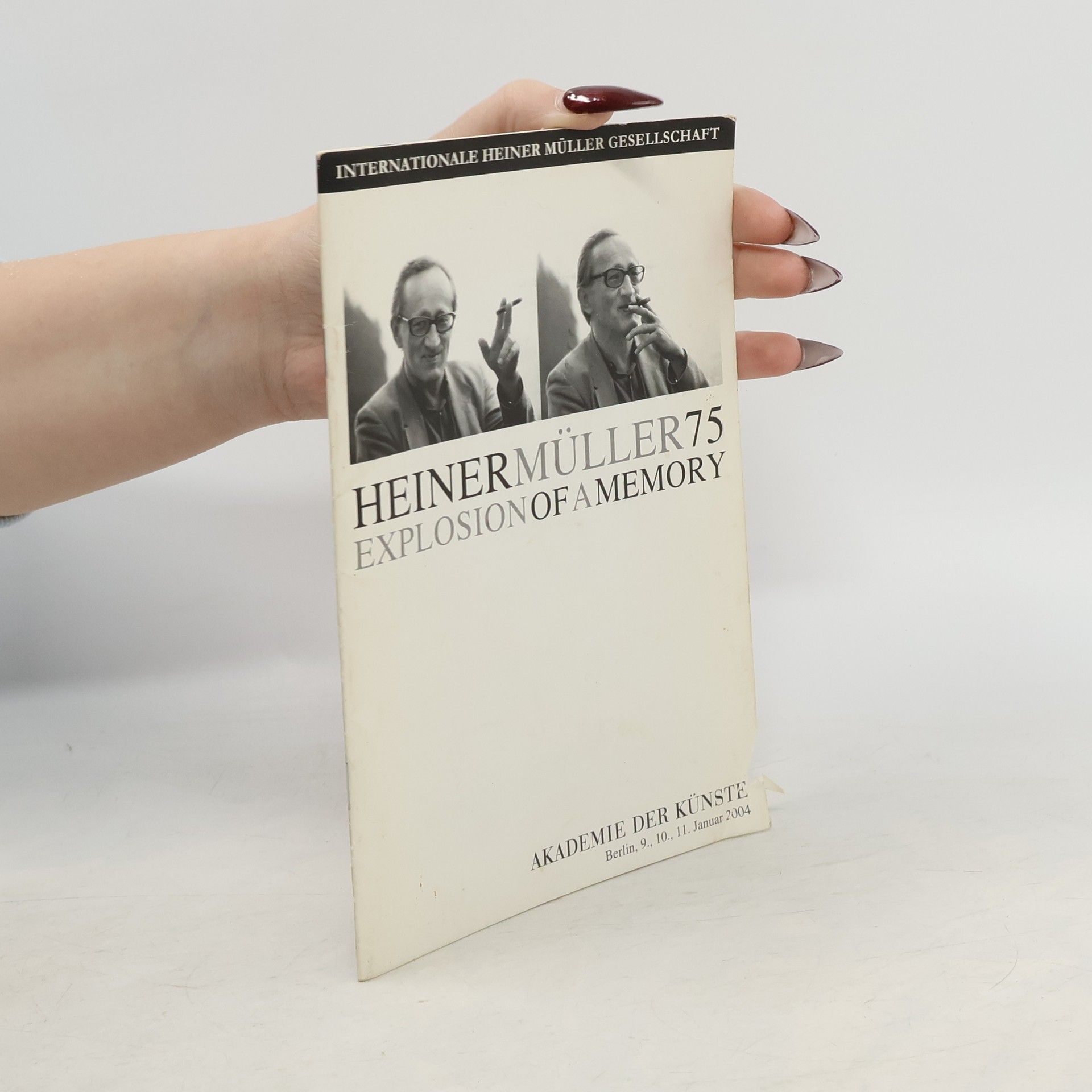 Heiner Müller Heiner Müller 75. Explosion of Amemory