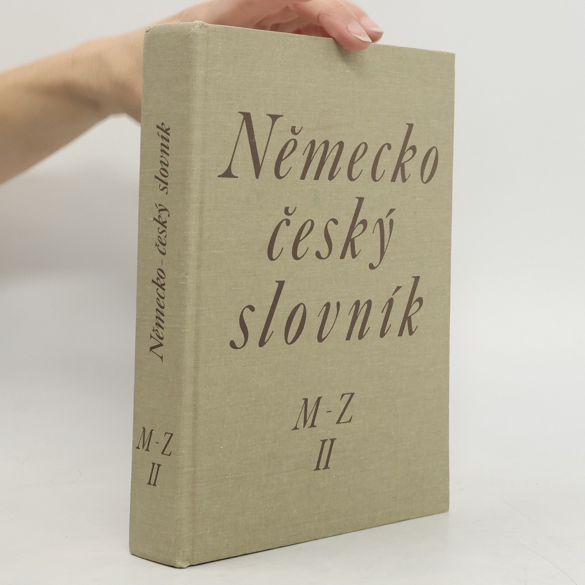 Hugo Siebenschein Německo-český slovník II. M-Z