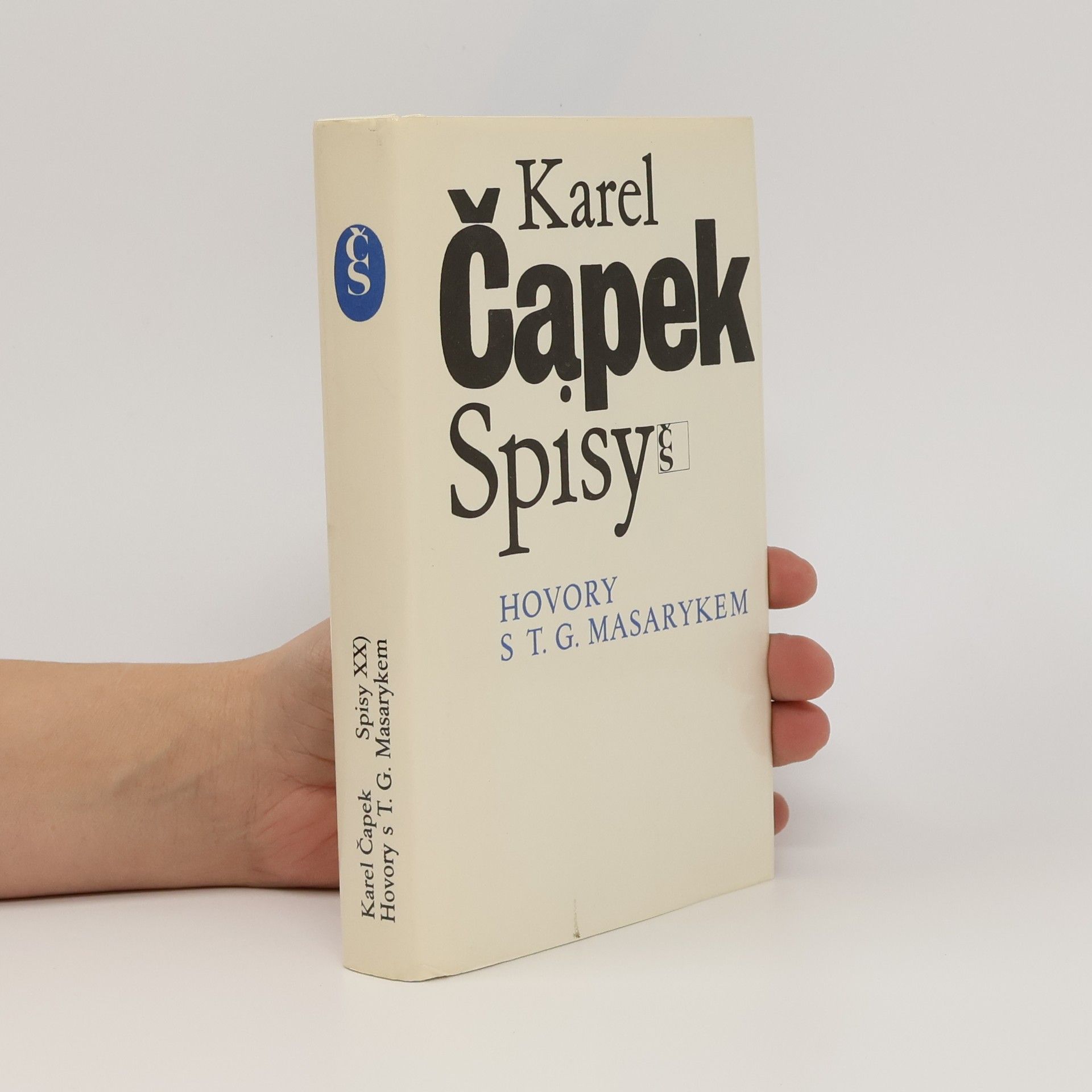 Karel Čapek Hovory s T. G. Masarykem