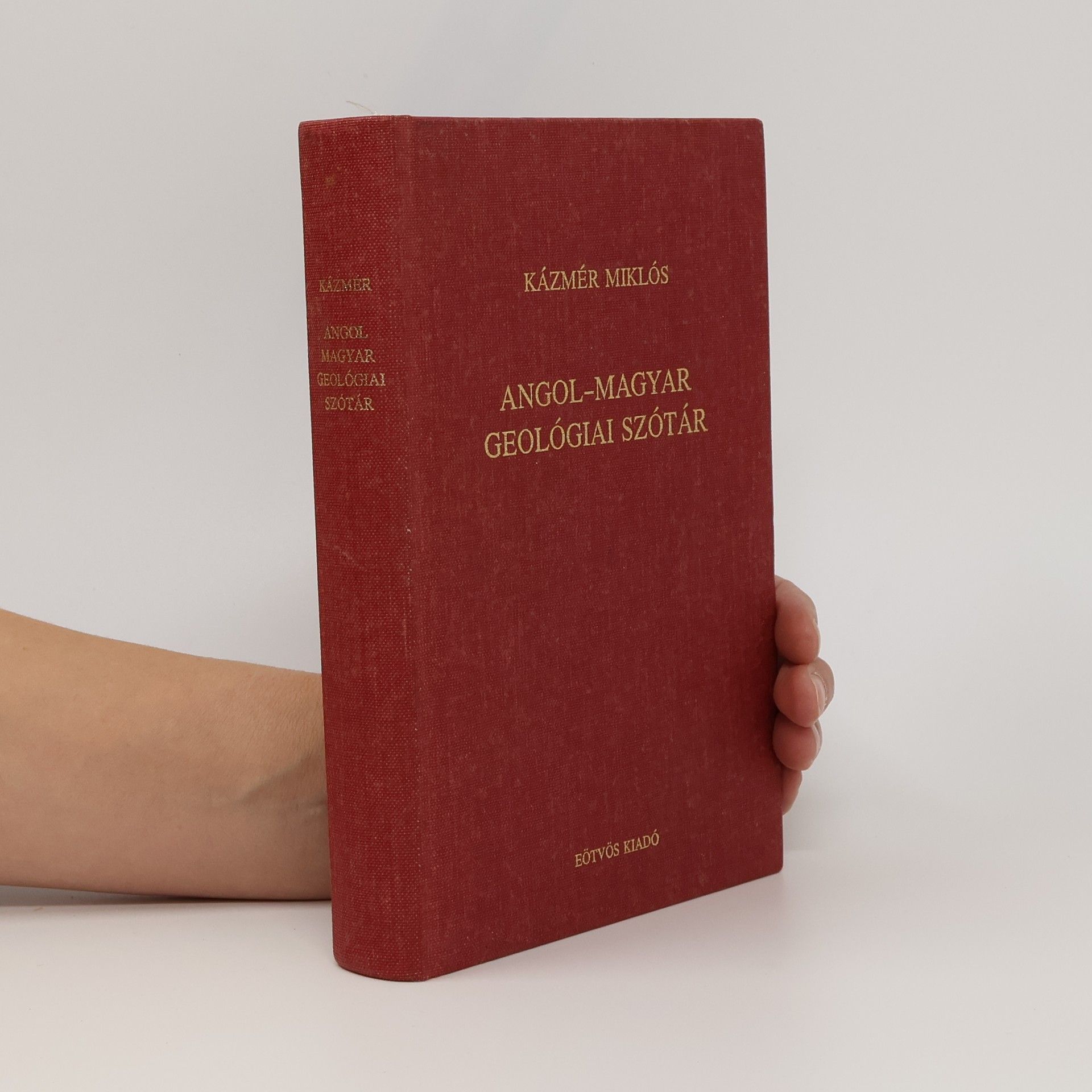 Miklós Kázmér Angol-magyar geológiai szótár