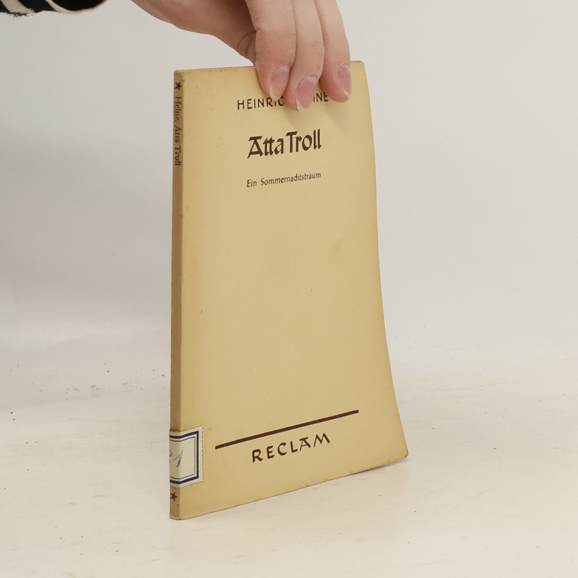 Heinrich Heine Atta Troll