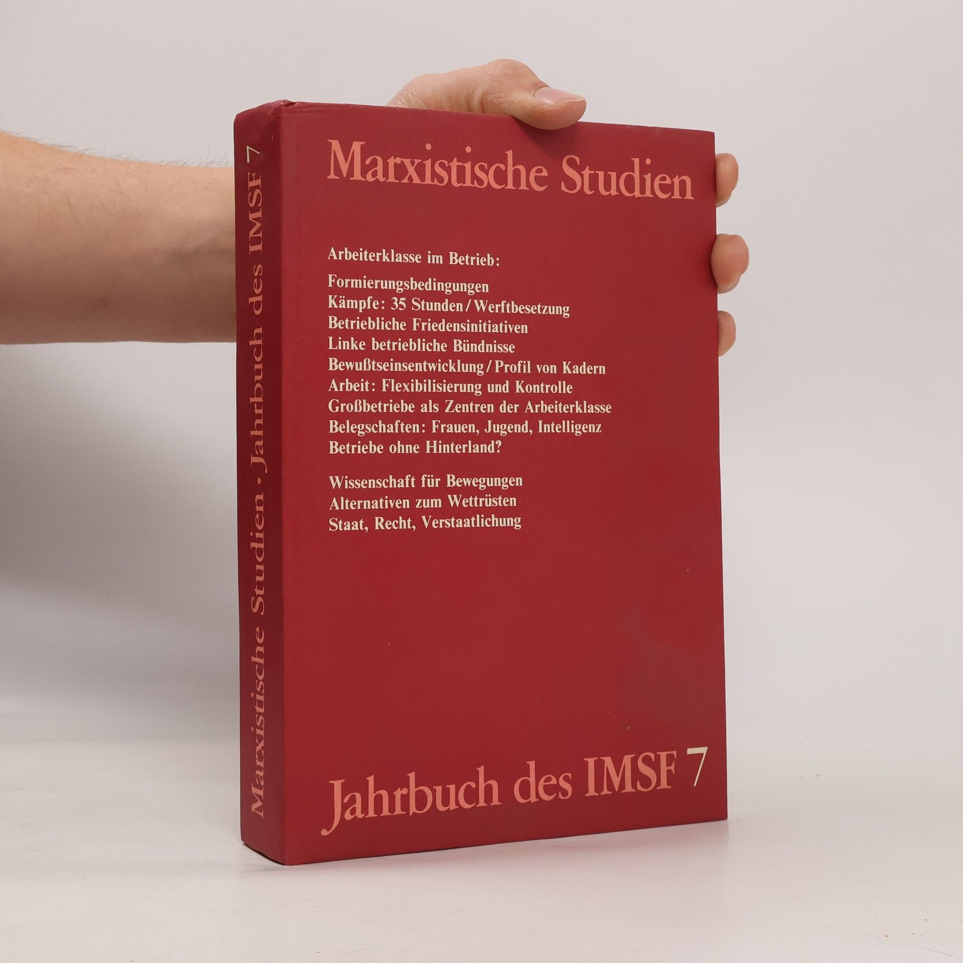 Marxistische Studien. Jahrbuch des IMSF 7