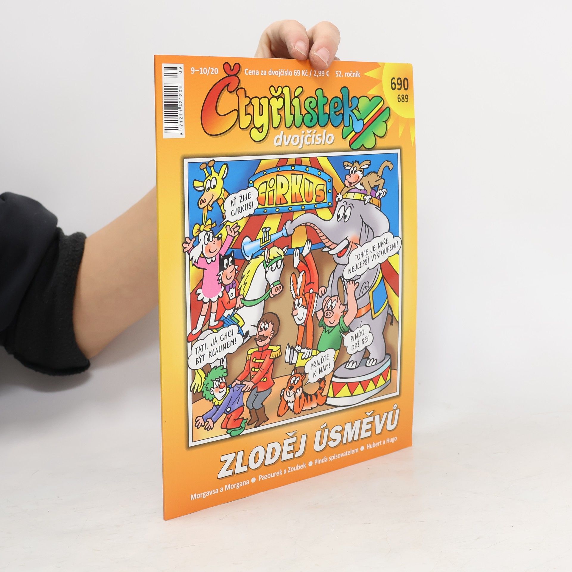 Autores varios Čtyřlístek dvojčíslo 9-10/2020