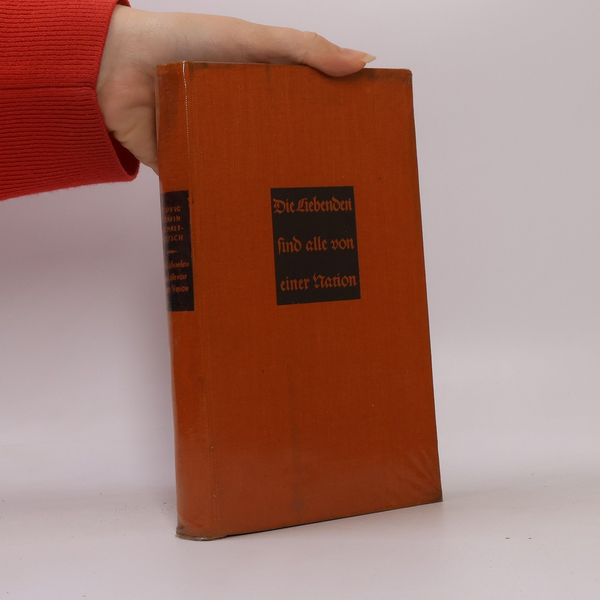 Grafin Elisabeth Hedwig von Schaffgotsch Die Liebenden sind alle von einer Nation