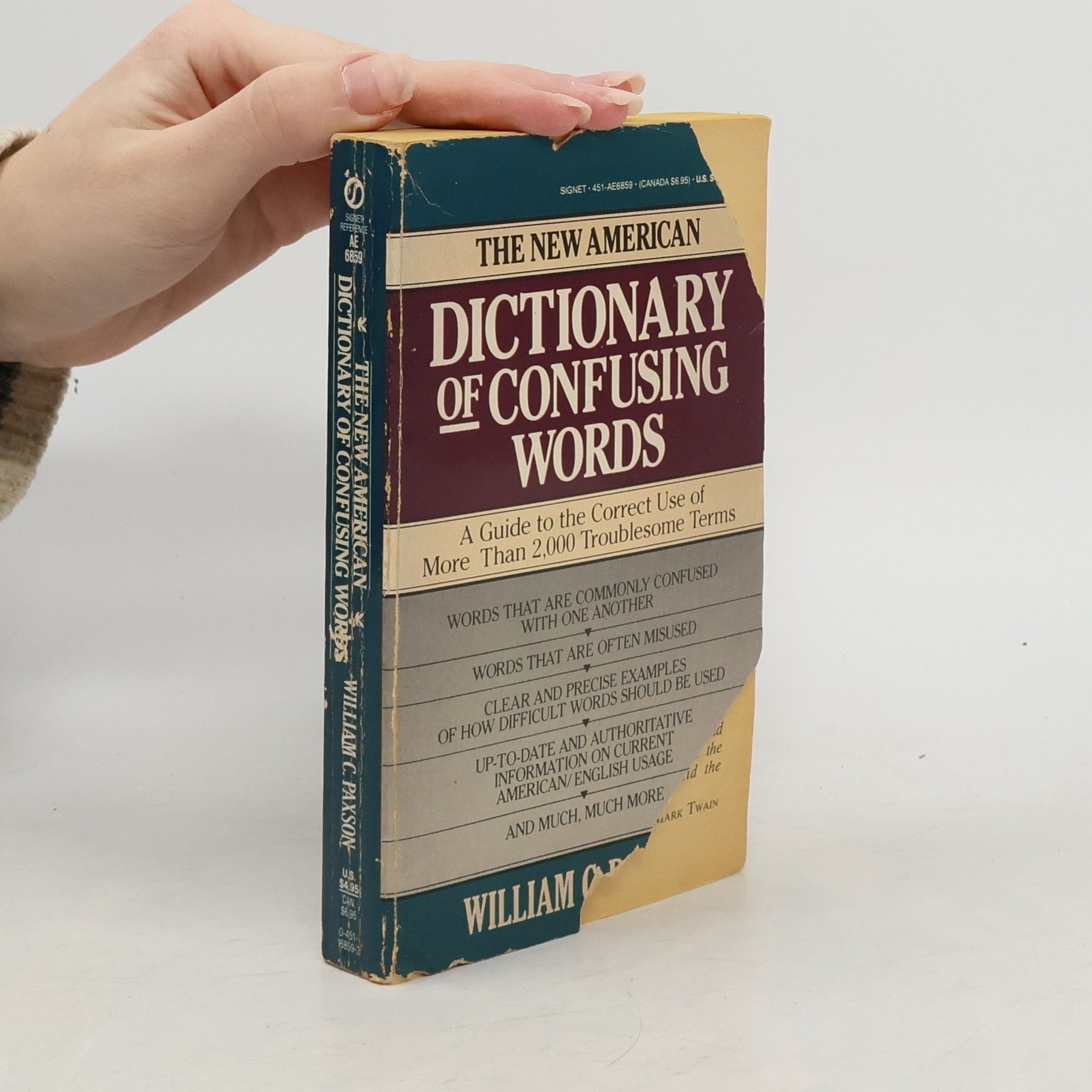 William C. Paxson The New American Dictionary of Confusing Words