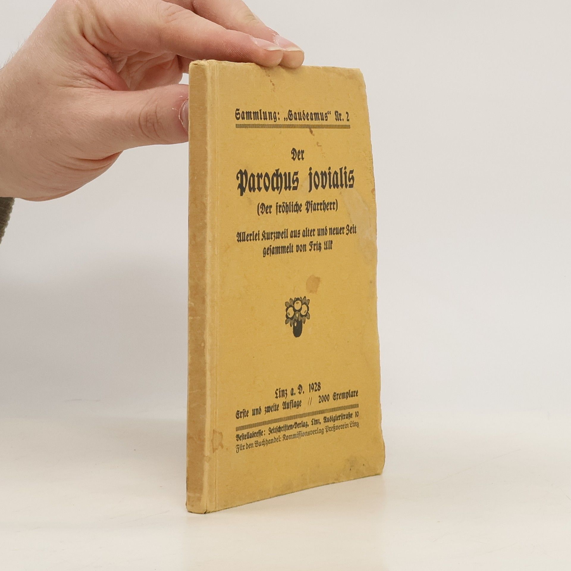 Fritz Ulk Der parochus jovialis