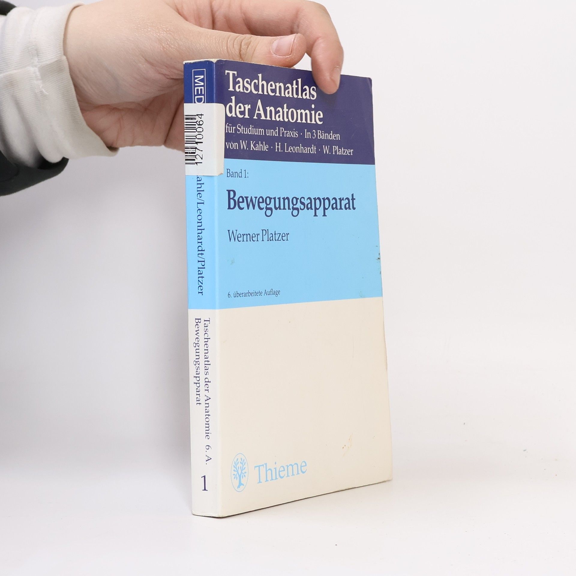 Werner Platzer Taschenatlas der Anatomie 1. Bewegungsapparat