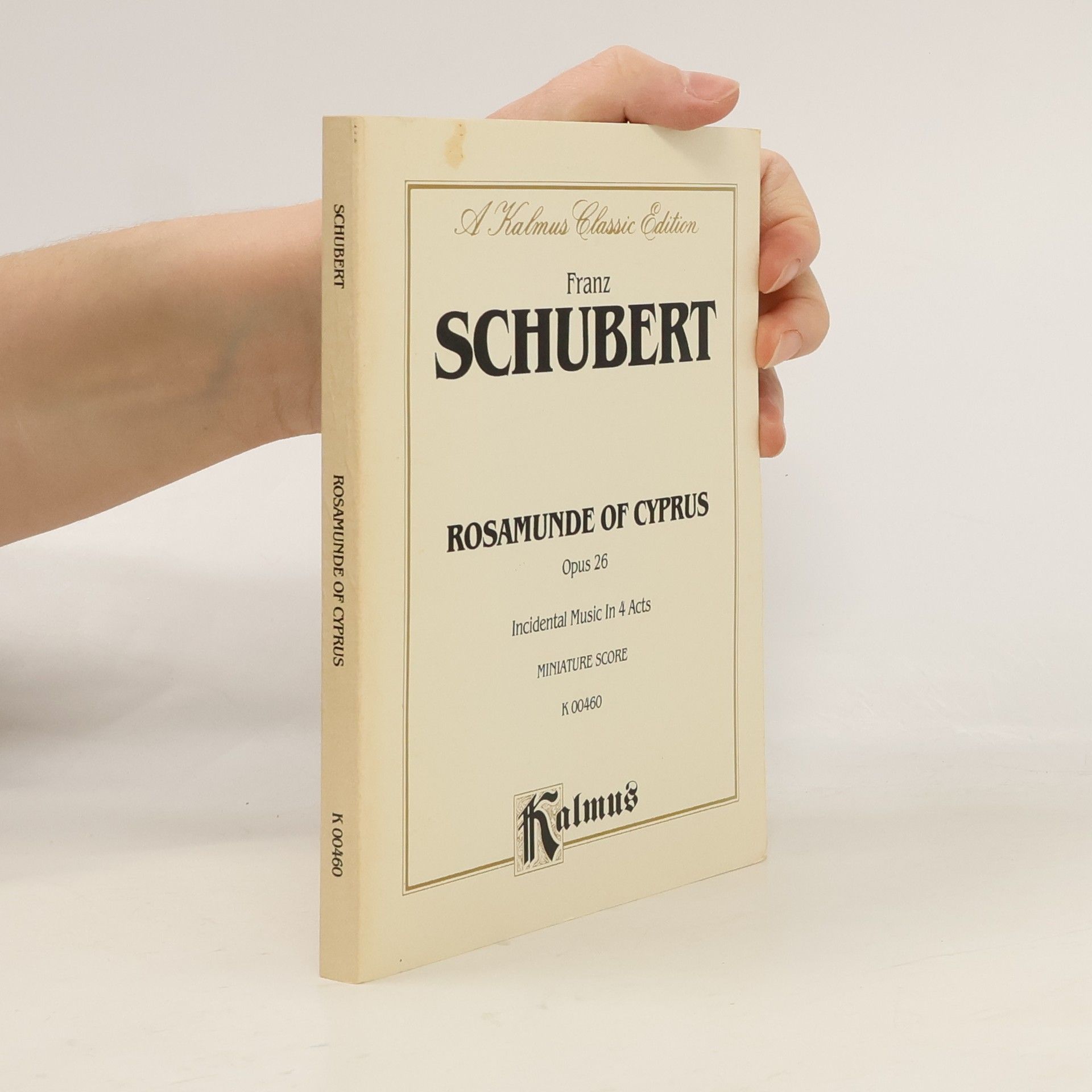 Franz Schubert Rosamunde of Cyprus, Opus 26