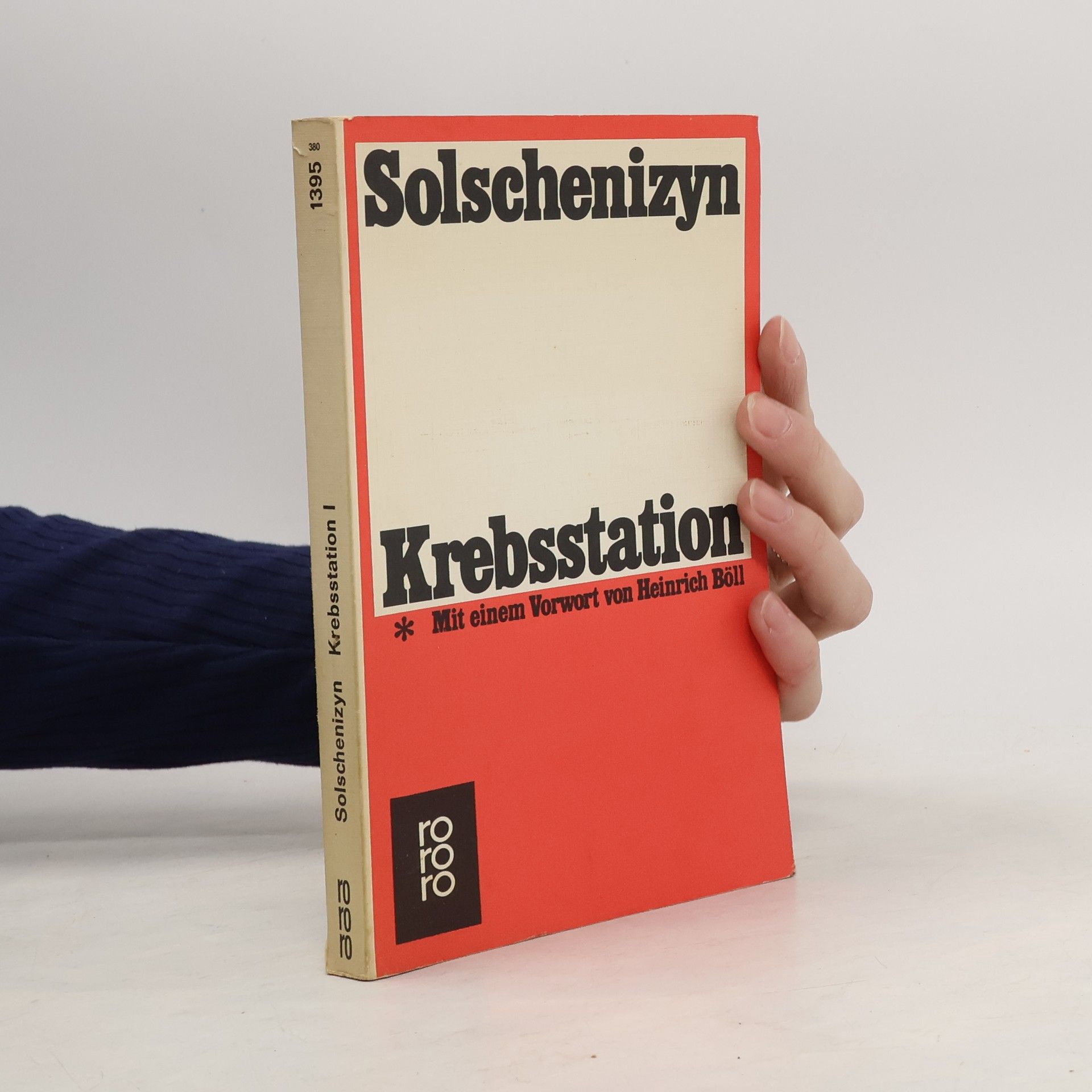 Krebsstation. Roman in zwei Büchern. Buch 1