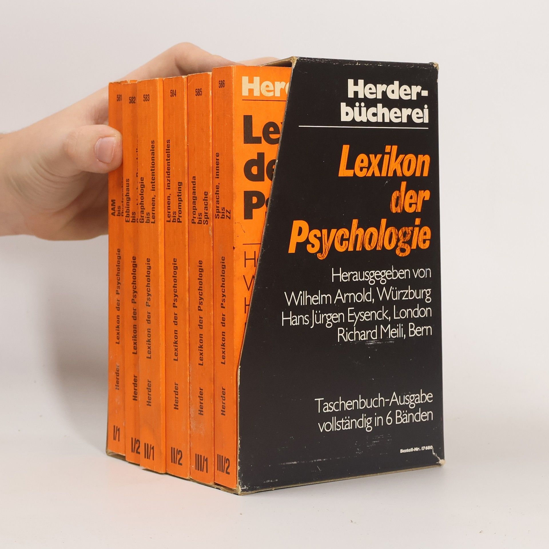 Wilhelm Arnold Lexikon der Psychologie - 3.2: Lexikon der Psychologie