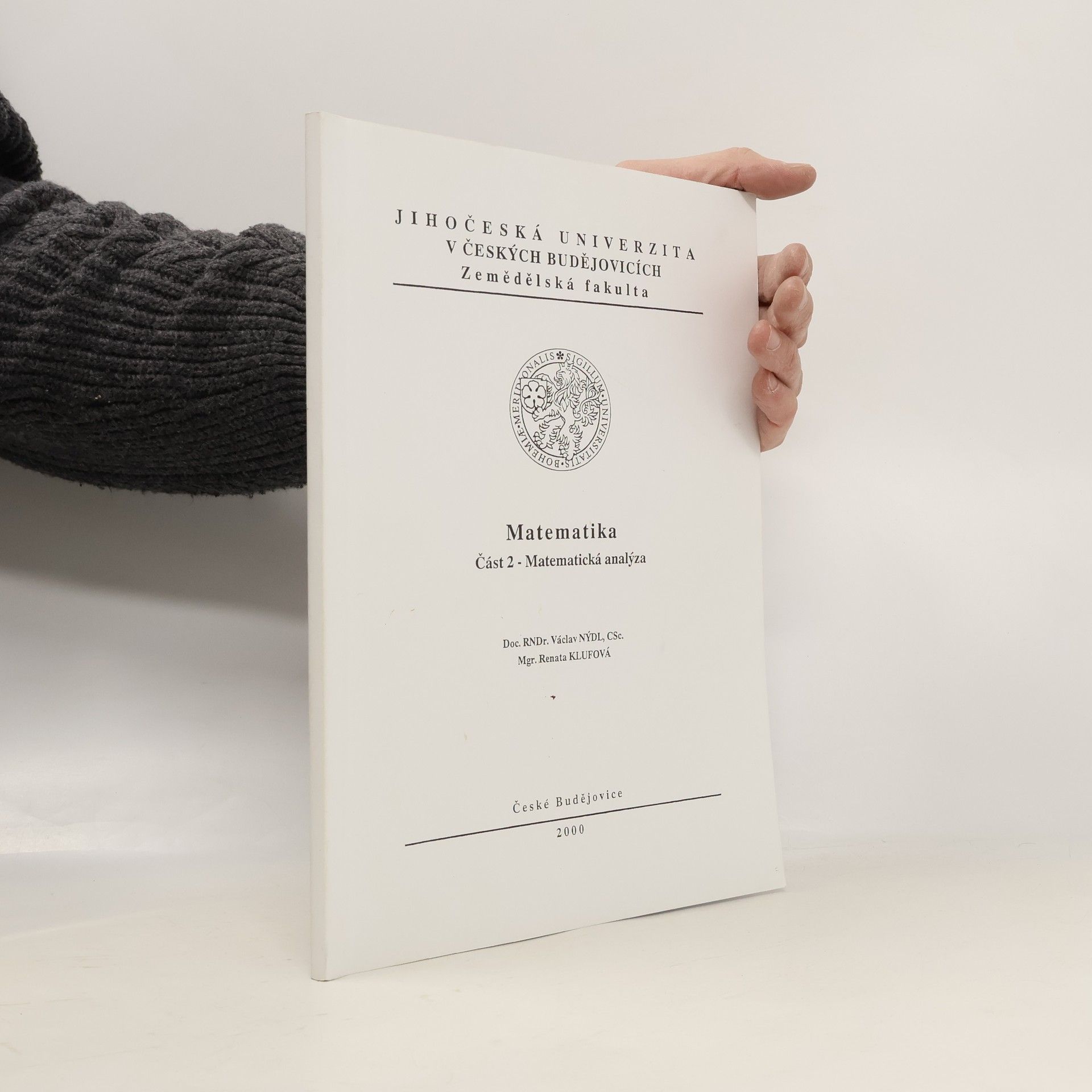 Matematika. Část 2, Matematická analýza