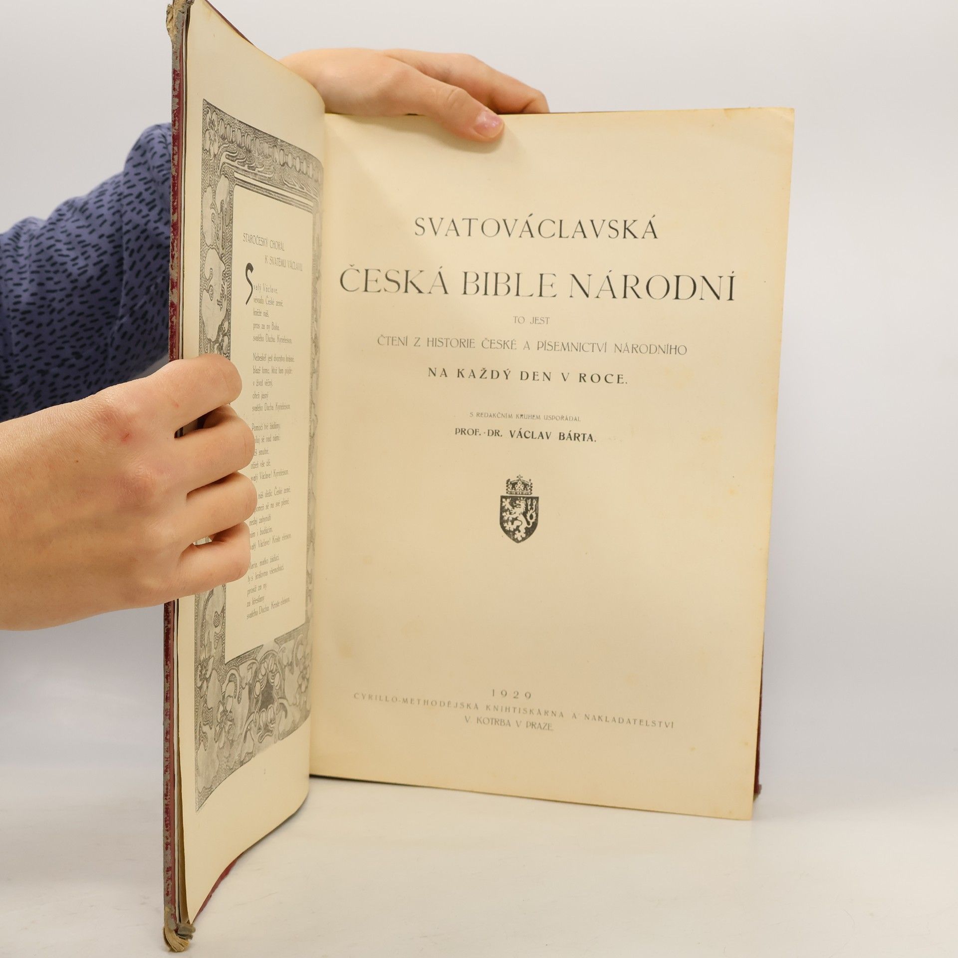 Václav Bárta Svatováclavská česká bible národní