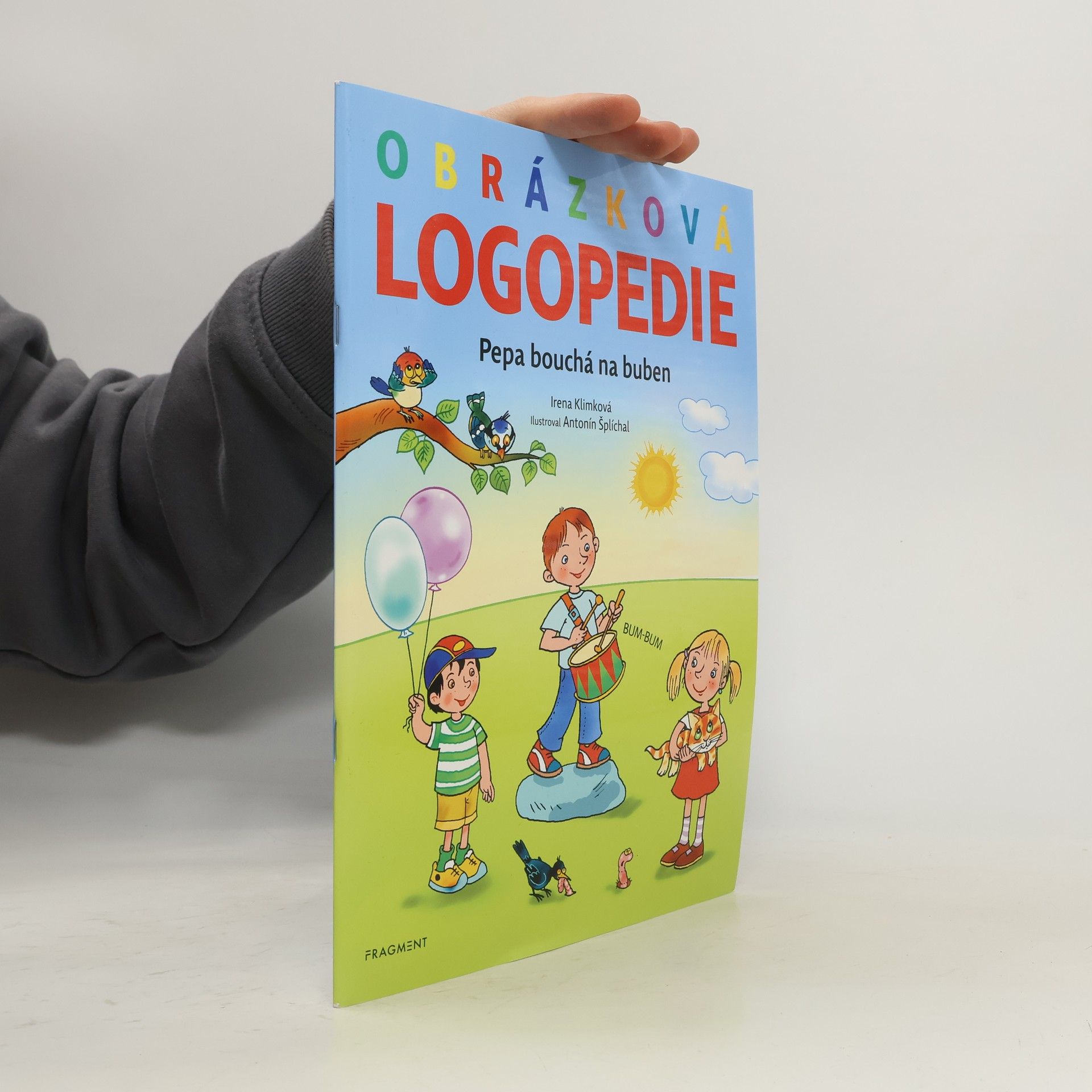 Obrázková logopedie – Pepa bouchá na buben