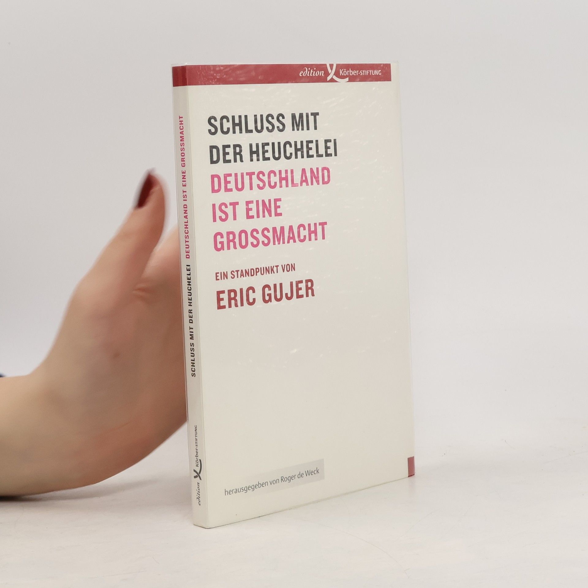 Schluss mit der Heuchelei