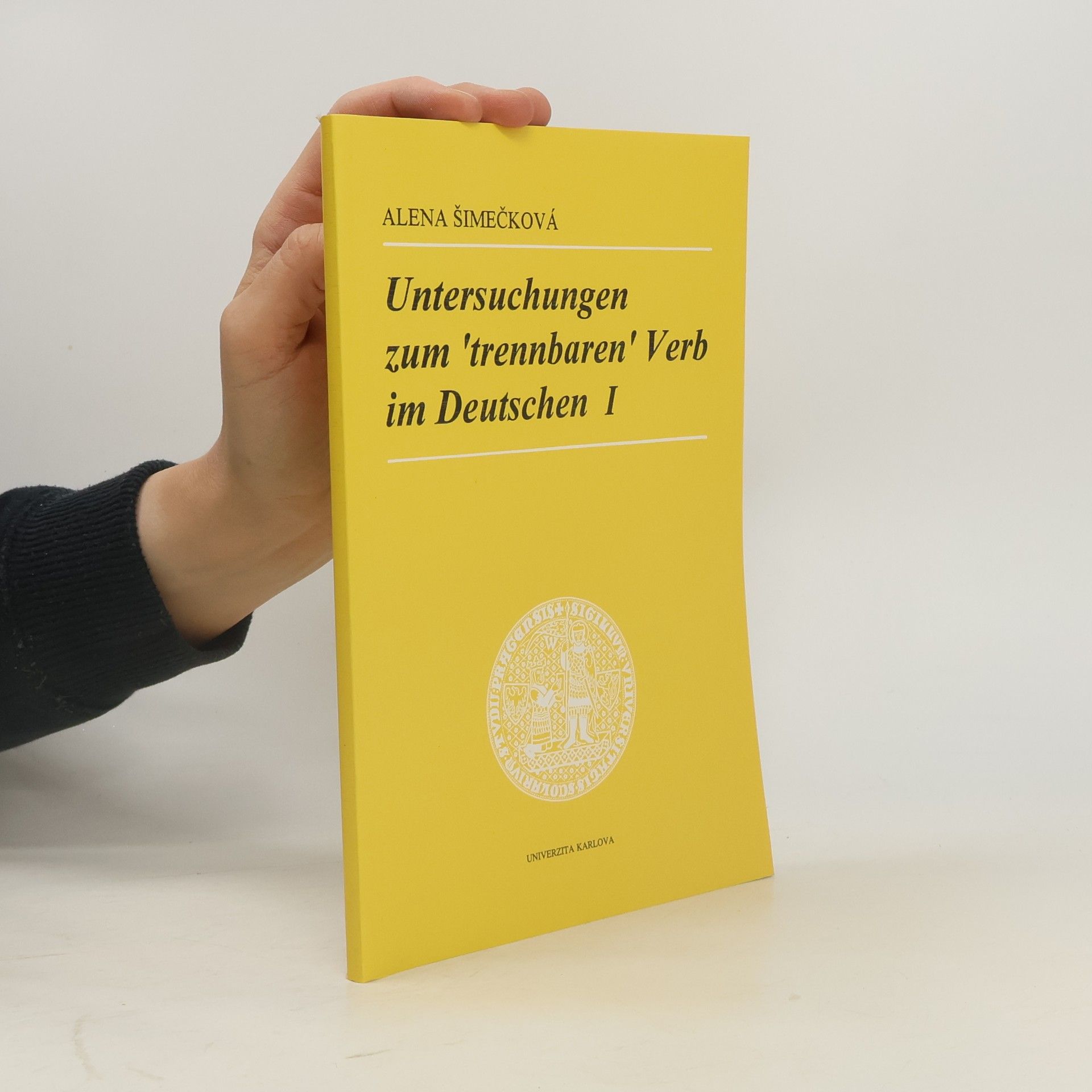 Untersuchungen zum 'trennbaren' Verb im Deutschen 1