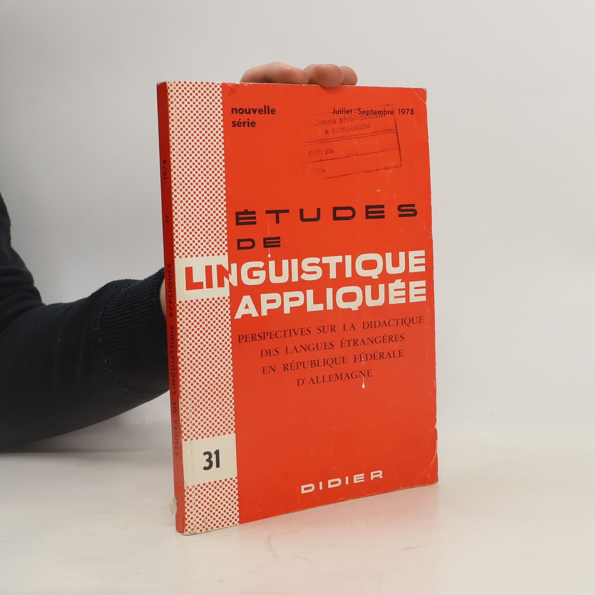 Kolektív autorov Études de linguistique appliquée