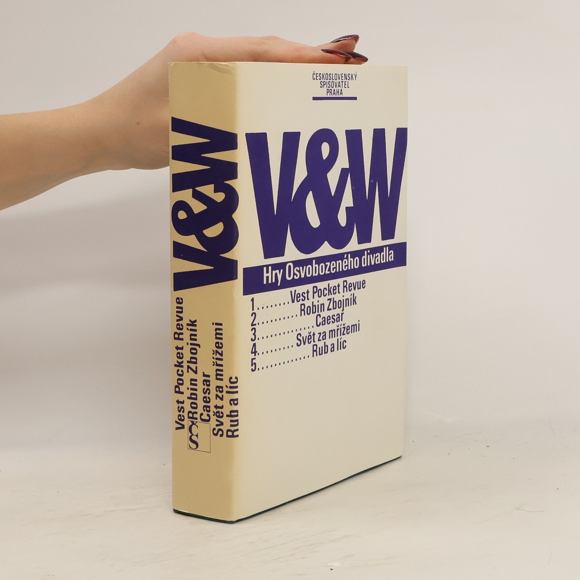 Jan Werich Hry. Vest Pocket Revue. Robin zbojník. Caesar. Svět za mřížemi. Rub a líc.