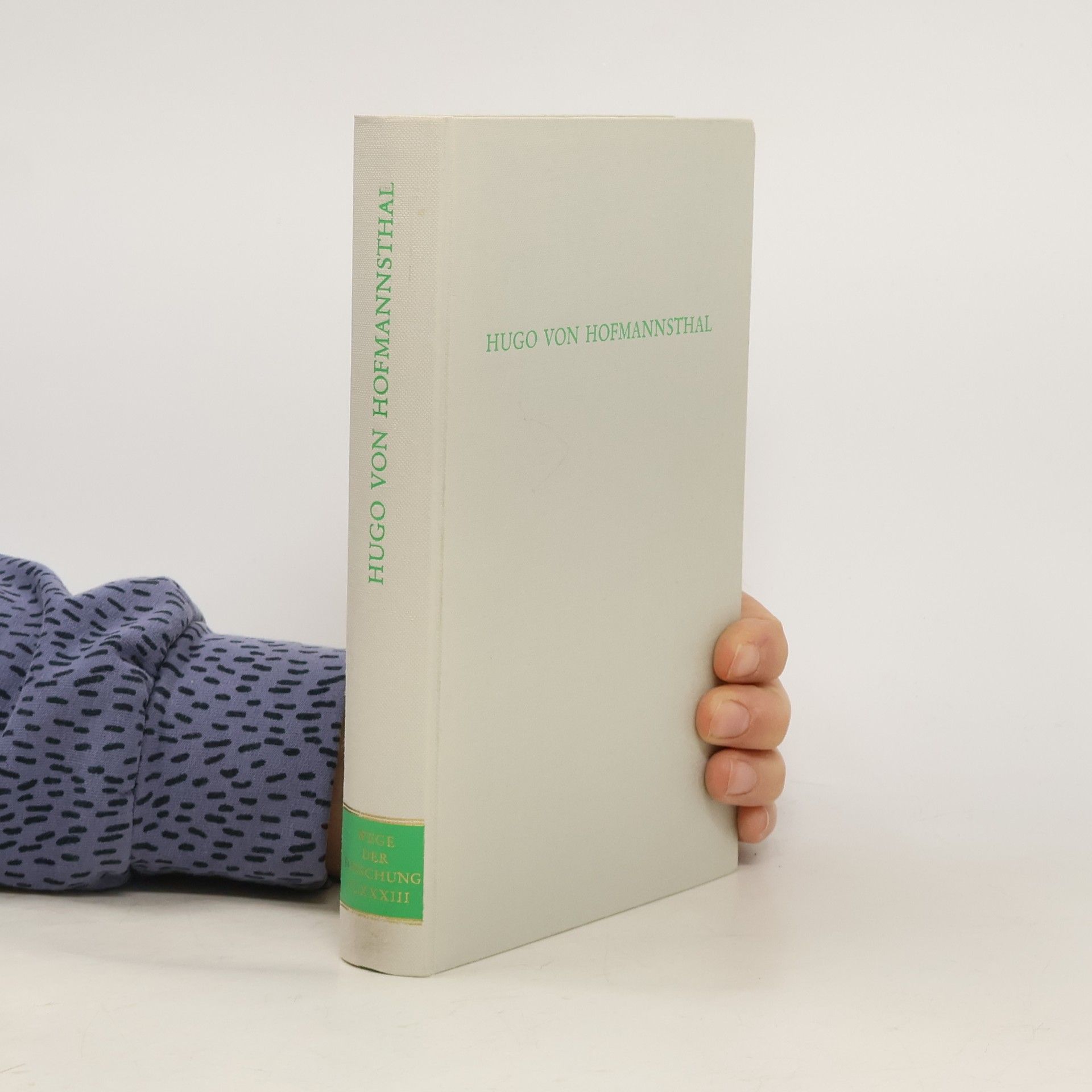 Sibylle Bauer Wege der Forschung Band 183. Hugo von Hofmannsthal