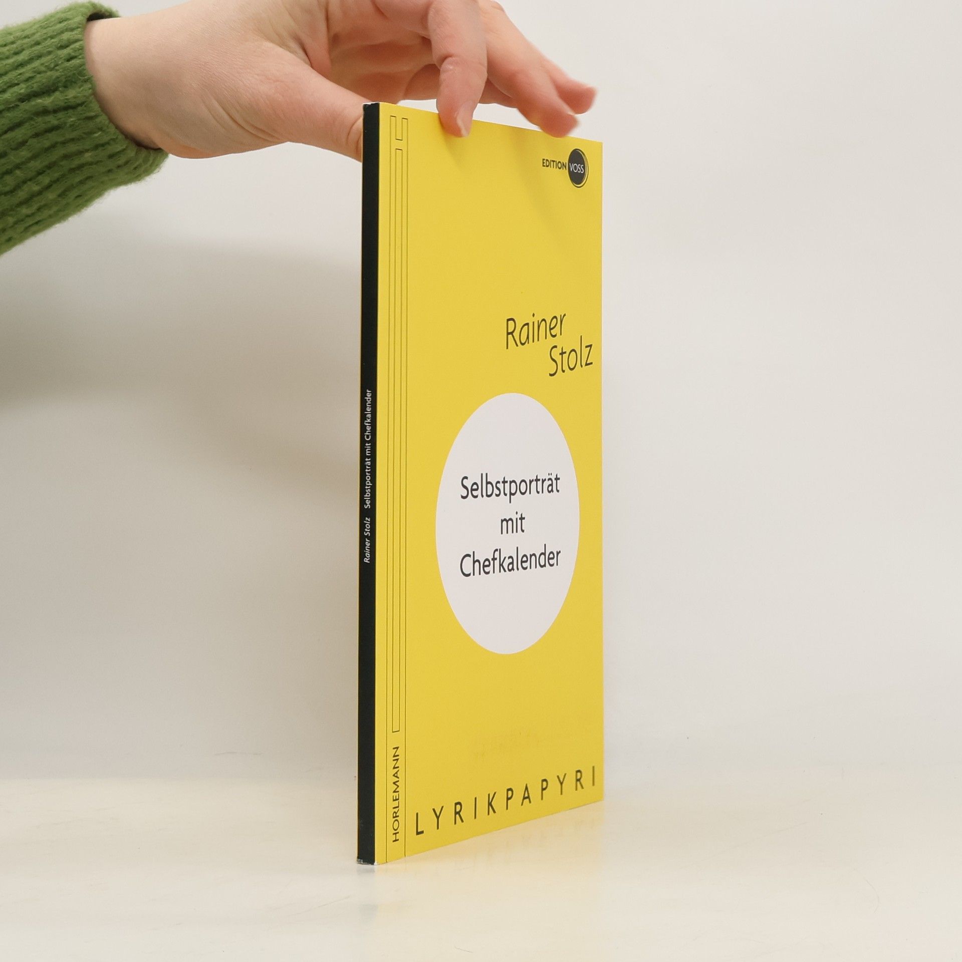 Rainer Stolz Selbstporträt mit Chefkalender