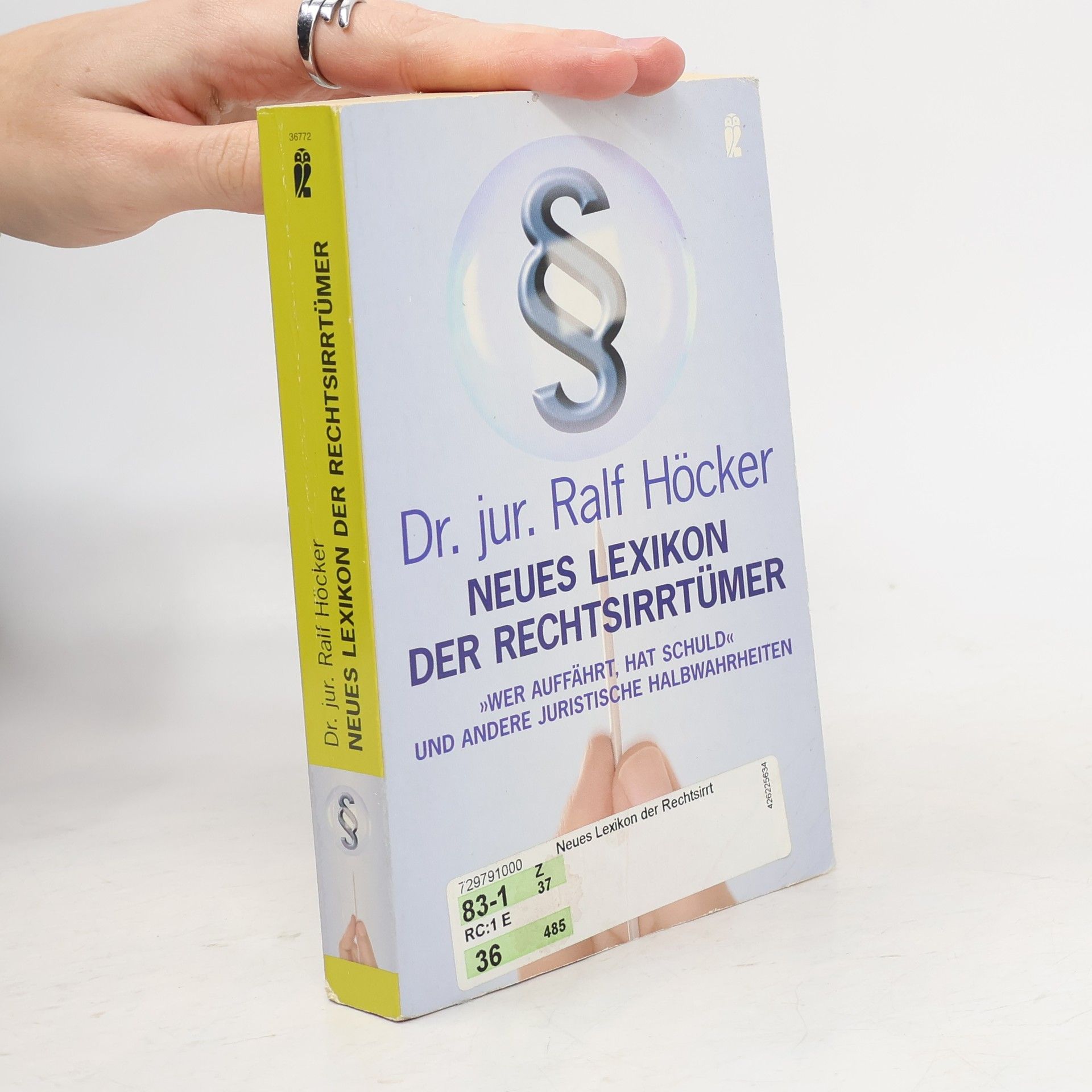 Ralf Höcker Neues Lexikon der Rechtsirrtümer