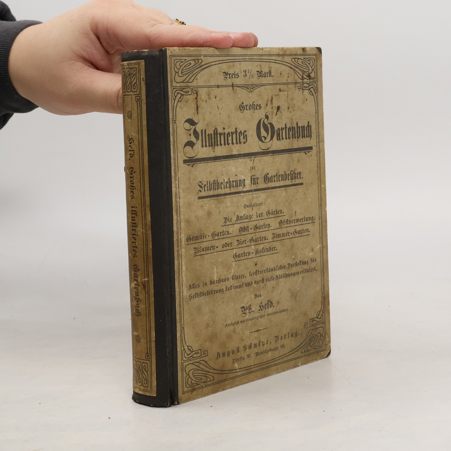 AA.VV. Großes Illustriertes Gartenbuch zur Selbstbelehrung für Gartenbesiker