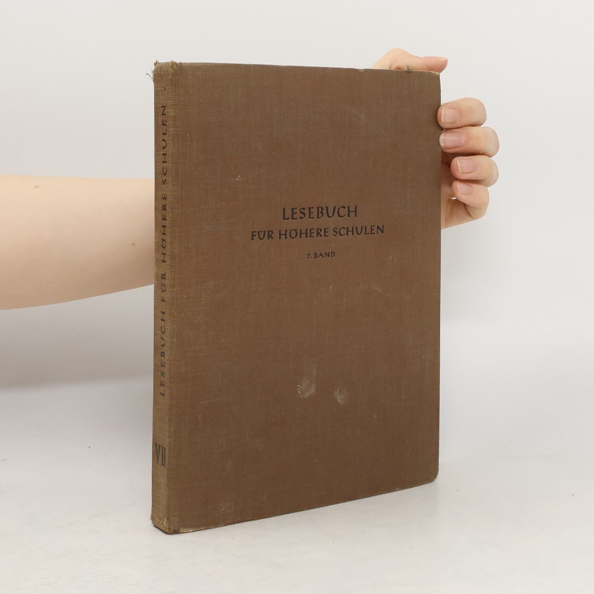 Dr. Theodor Abele Lesebuch für höhere Schulen 7