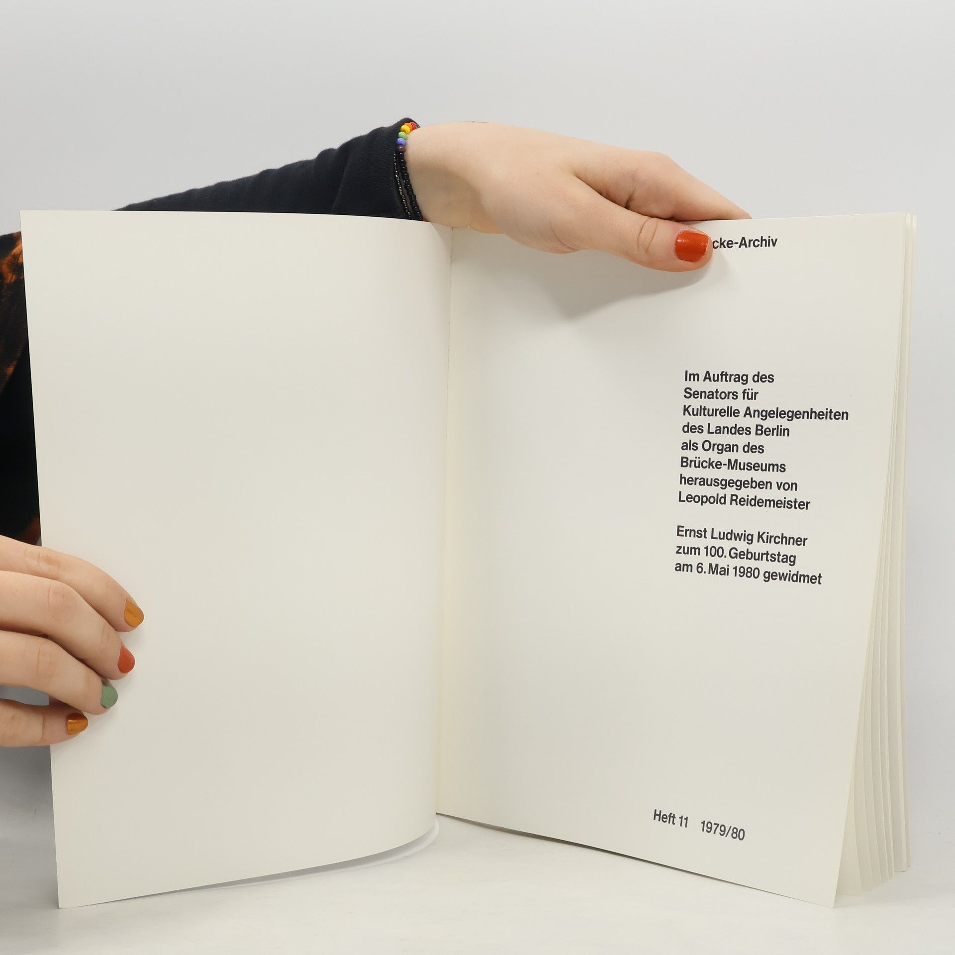 Collectif d'auteurs Brücke-Archiv Heft 11