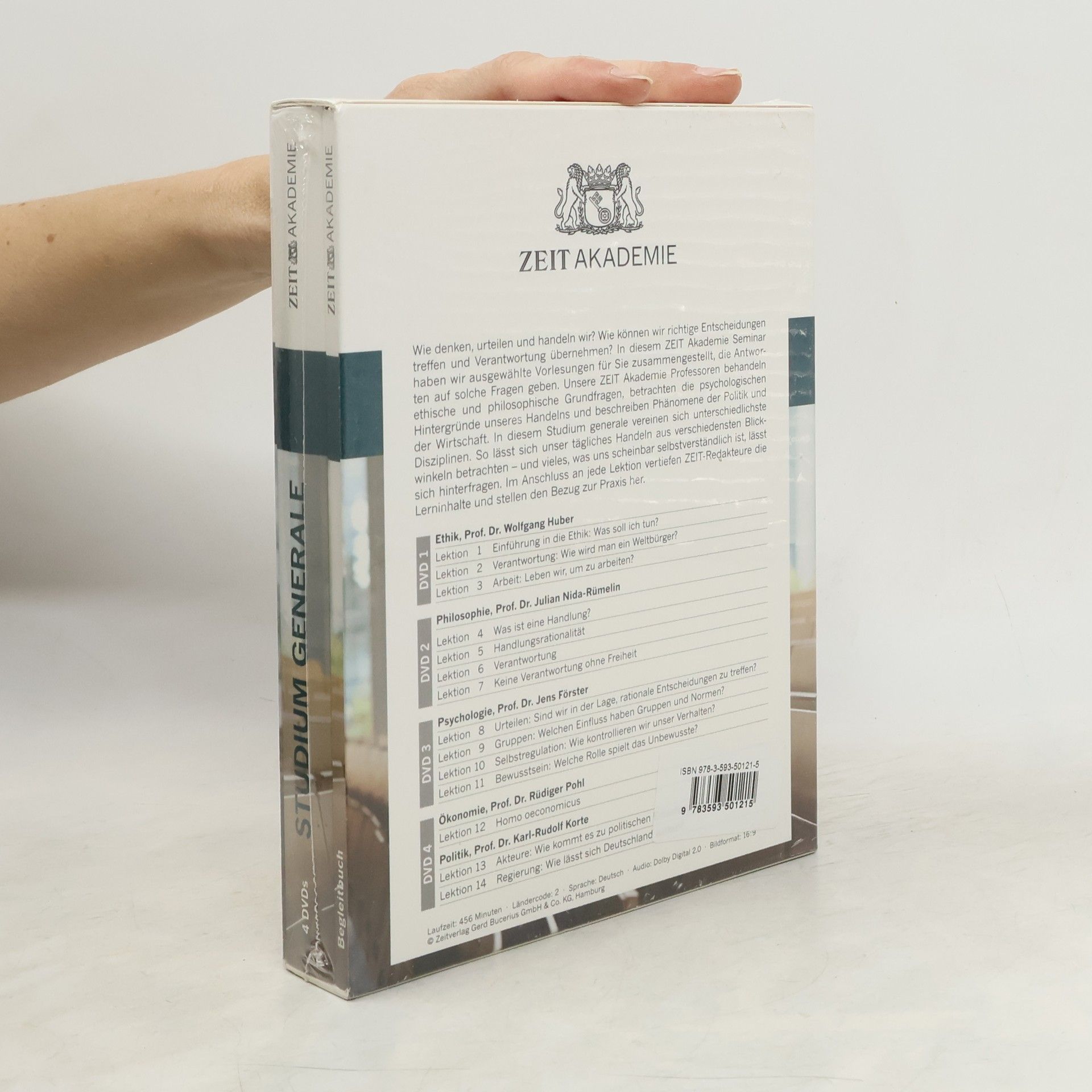 ZEIT Akademie Studium Generale, 4 DVDs + Begleitbuch