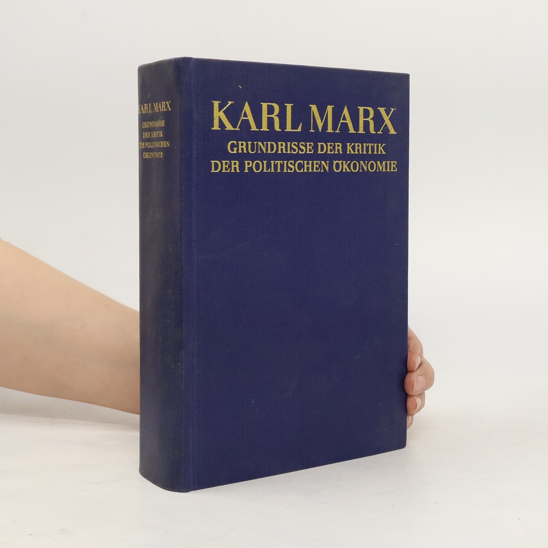 Karl Marx Grundrisse der Kritik der Politischen Ökonomie